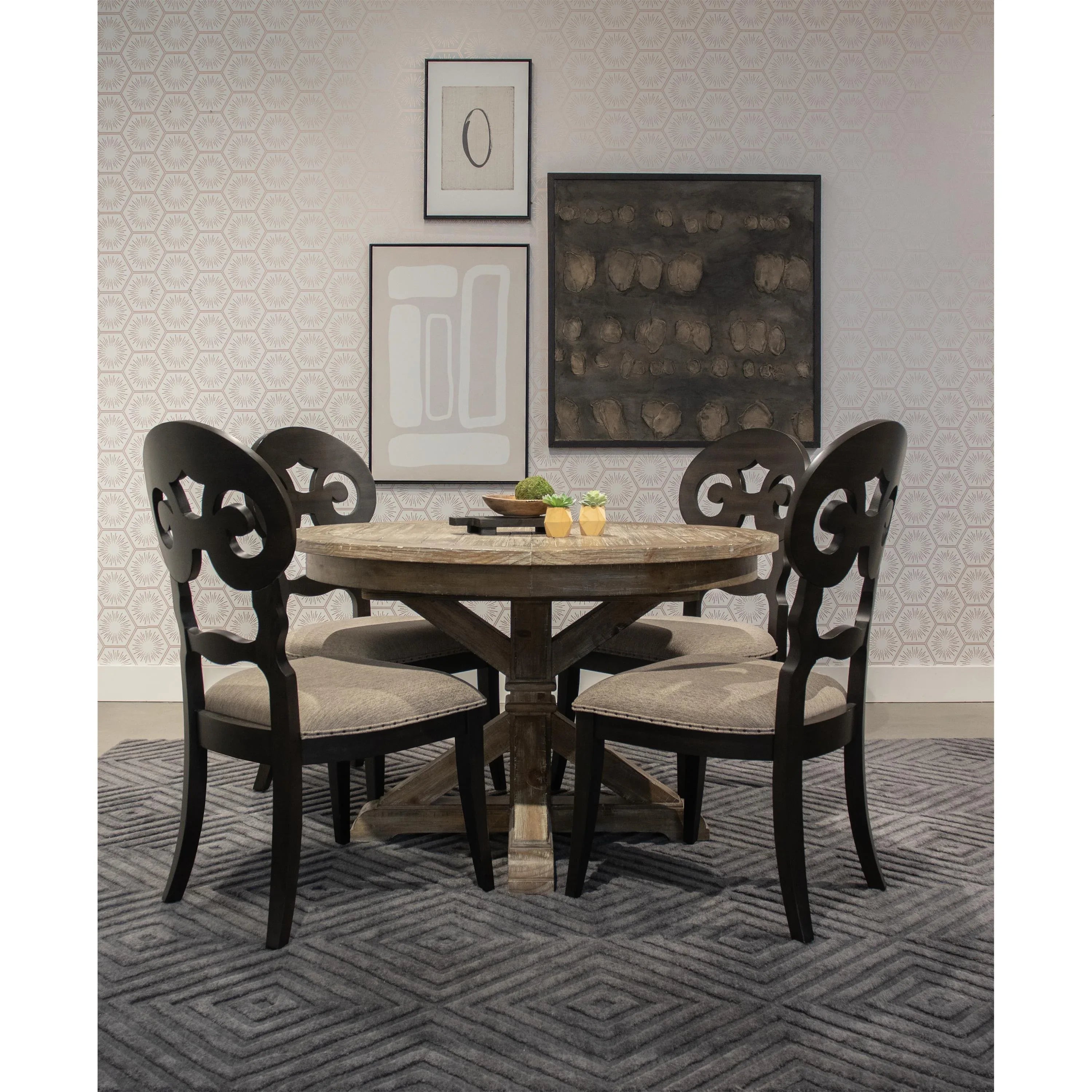 Mix-n-match Chairs Scroll Uph Side Chair 2in Riverside Furniture Dining
