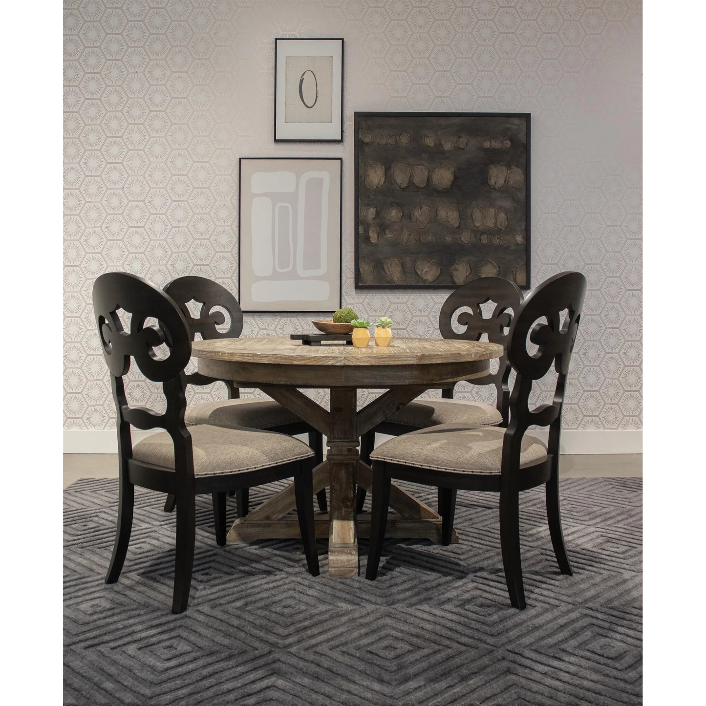 Mix-n-match Chairs Scroll Uph Side Chair 2in Riverside Furniture Dining