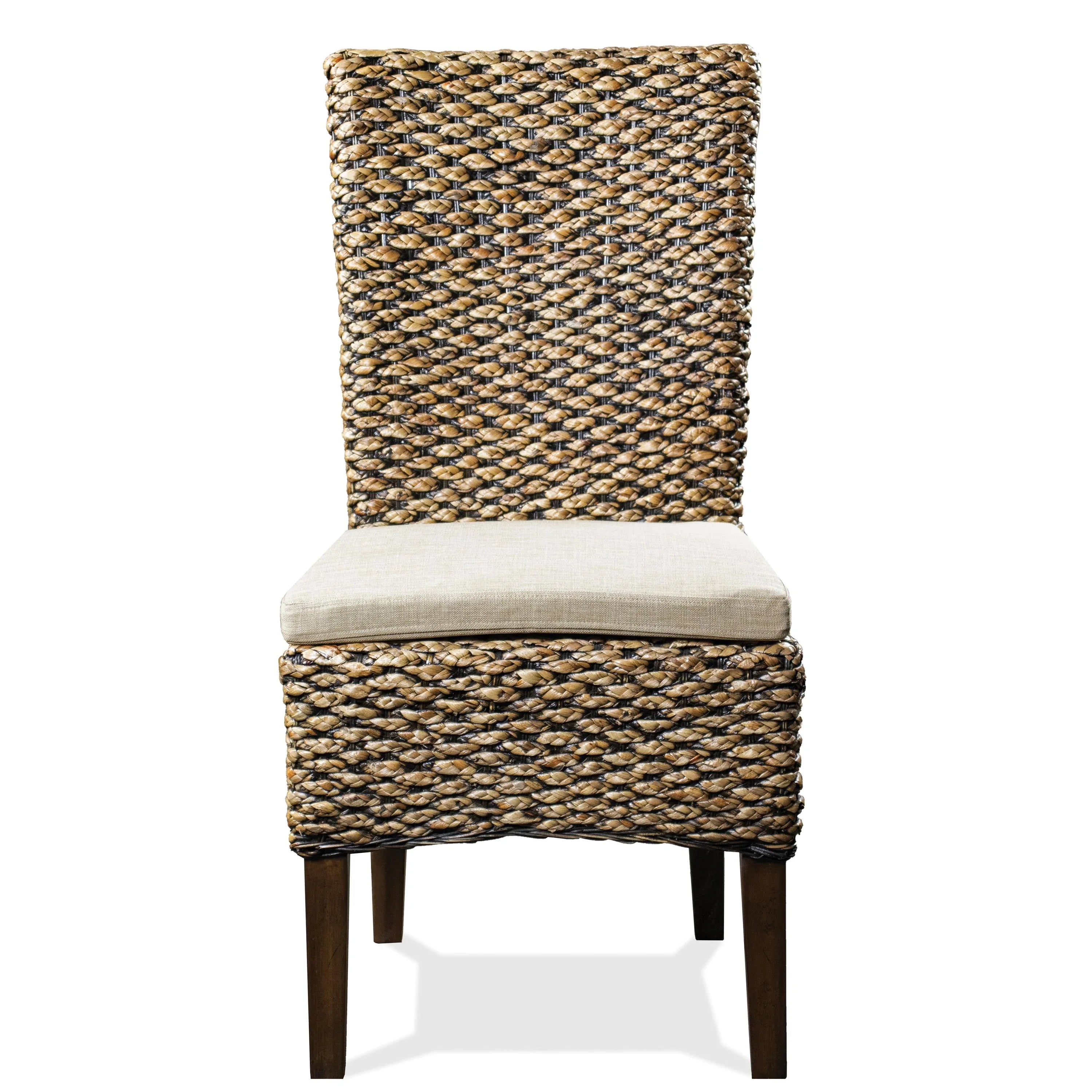 Mix-n-match Chairs Woven Side Uph Chair 2in Riverside Furniture Dining