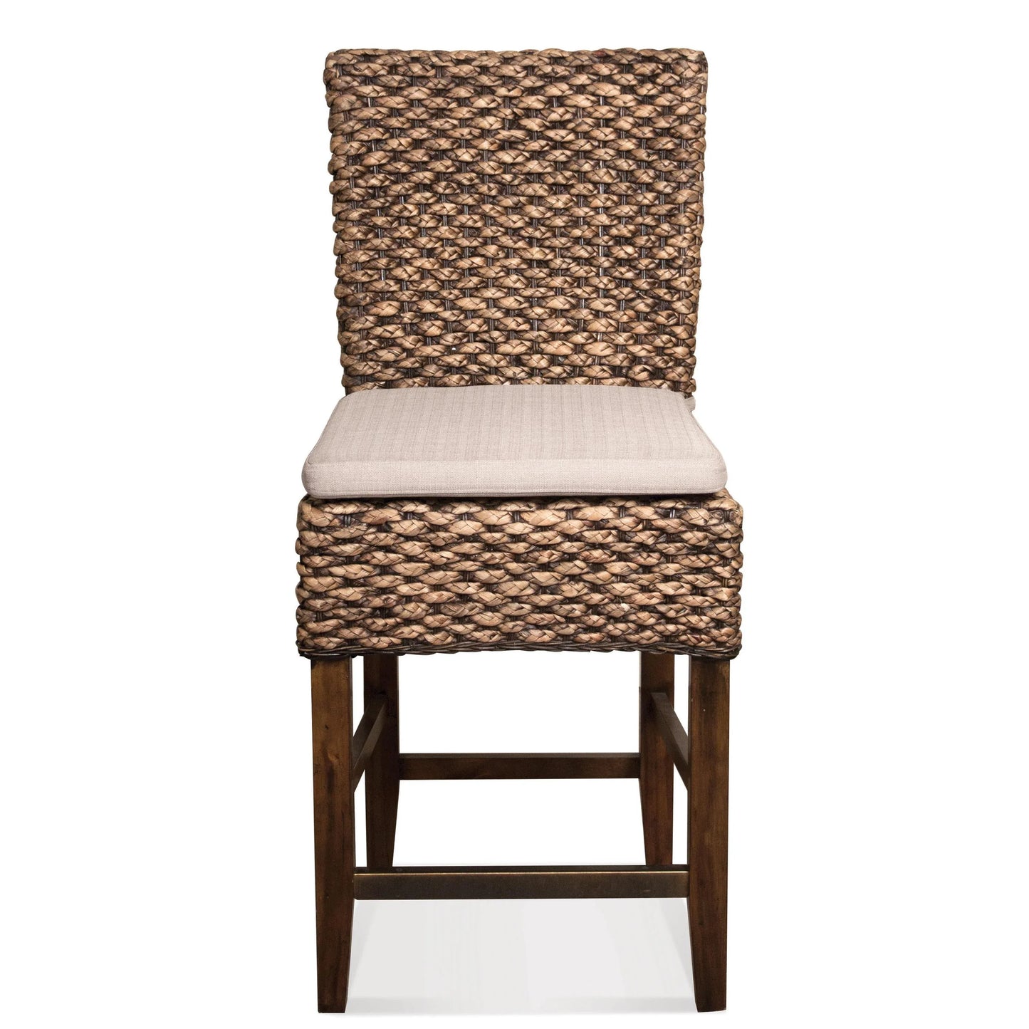Mix-n-match Chairs Woven Contr Uph Stool 2in Riverside Furniture Dining