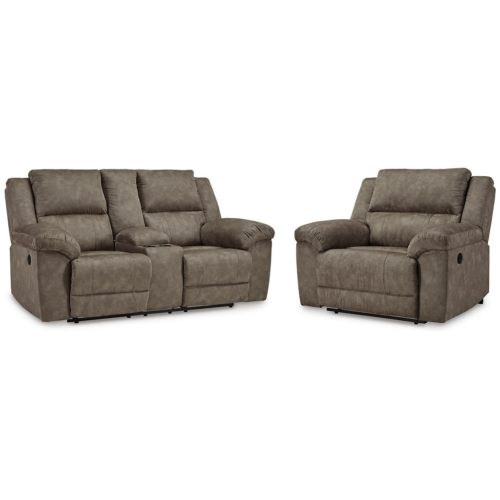Laresview Reclining Loveseat and Oversized Recliner Signature Design by Ashley® Uncategorized