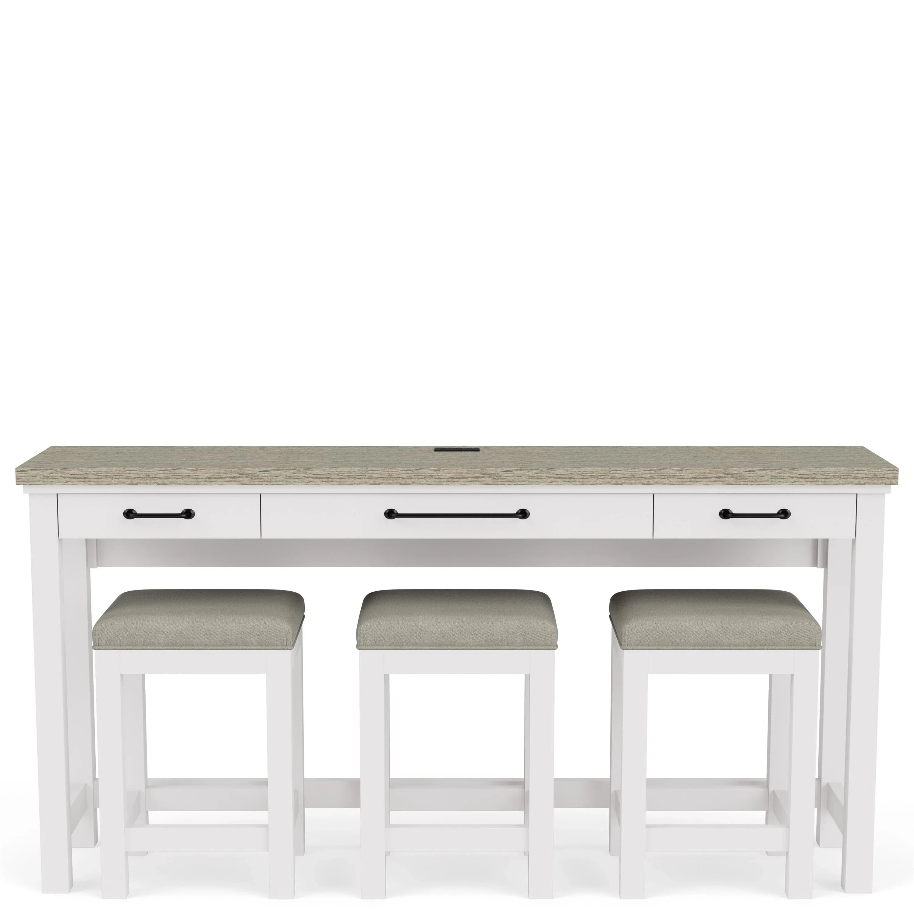 Cora Sofa Table W/3 Stools Riverside Furniture Tables
