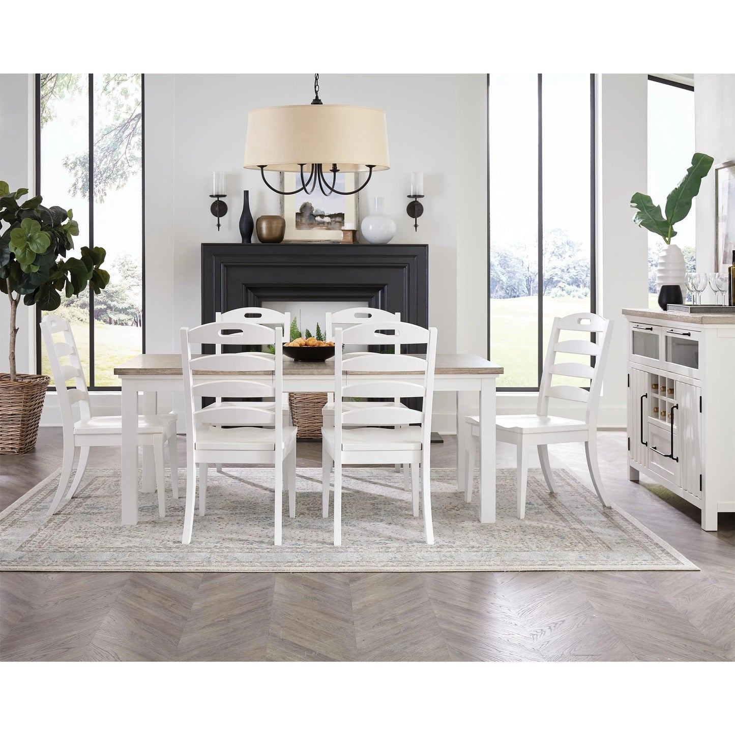 Cora Rect Leg Dining Table Riverside Furniture Dining