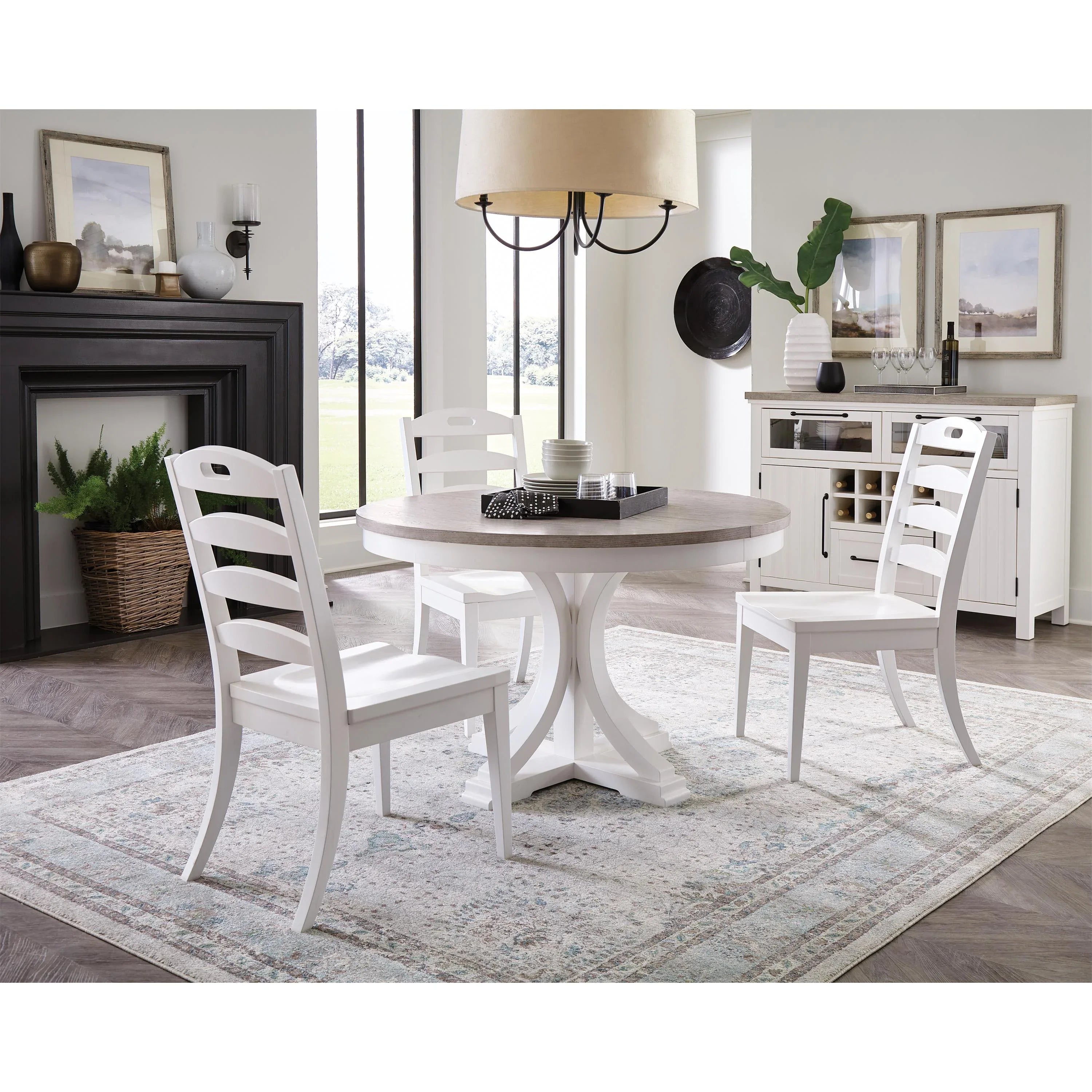 Cora Round Din Table-top Riverside Furniture Dining