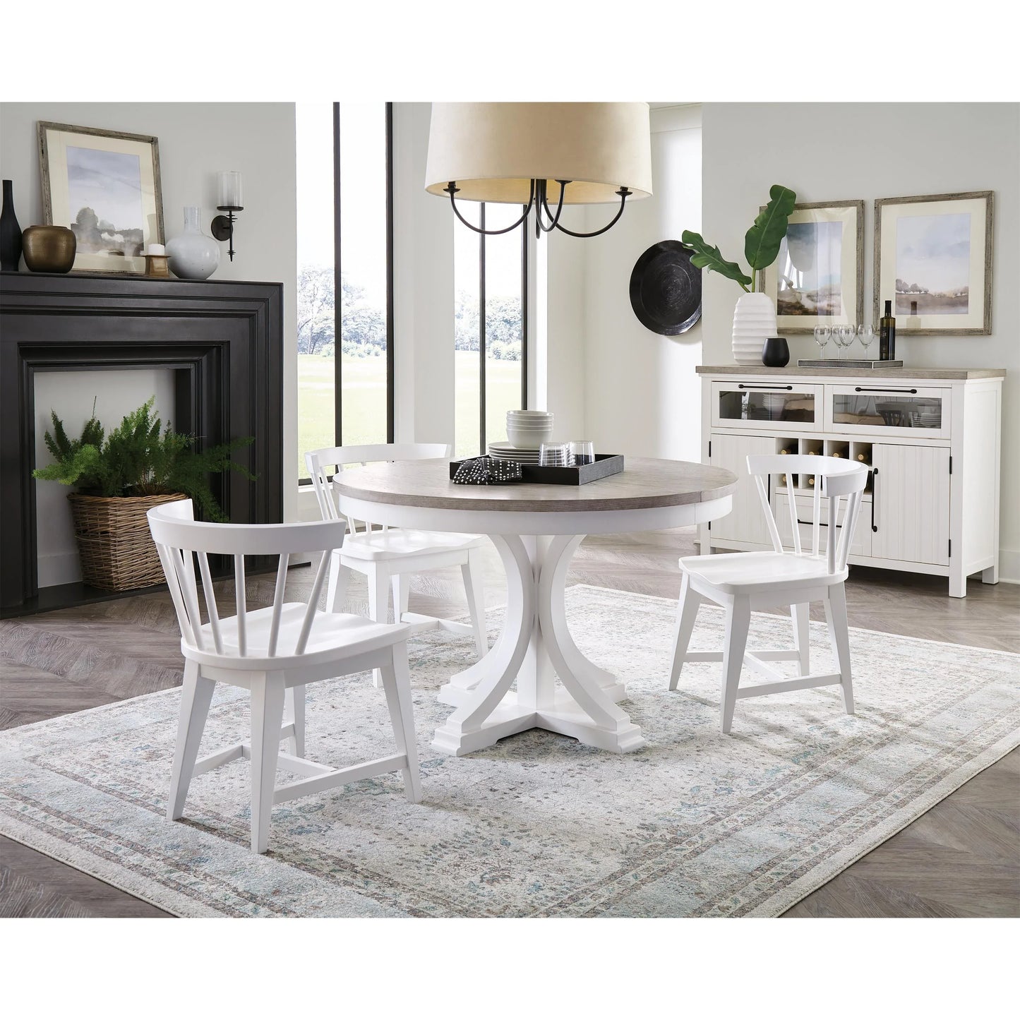 Cora Round Din Table-base Riverside Furniture Dining