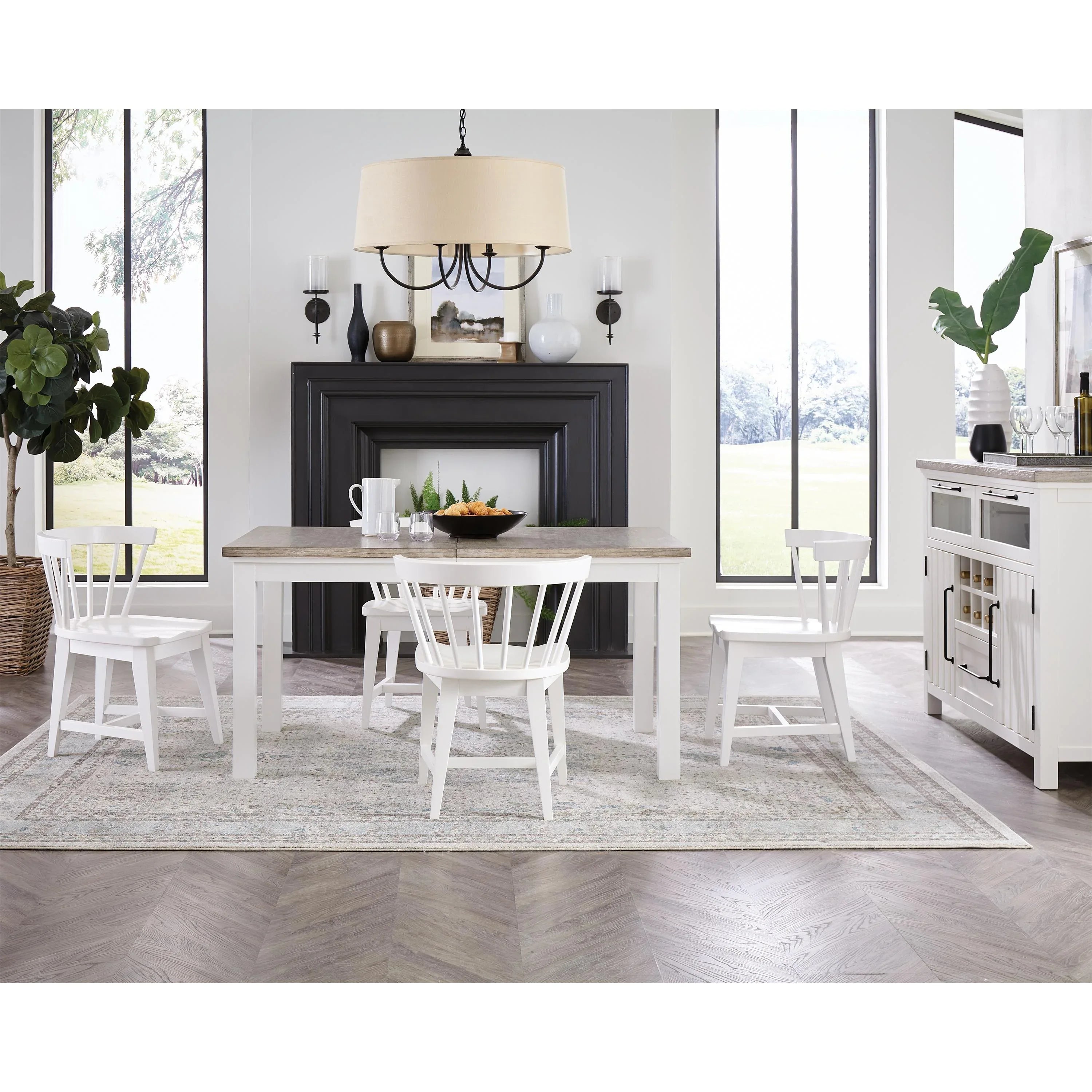 Cora Windsor Side Chair 2in Riverside Furniture Dining