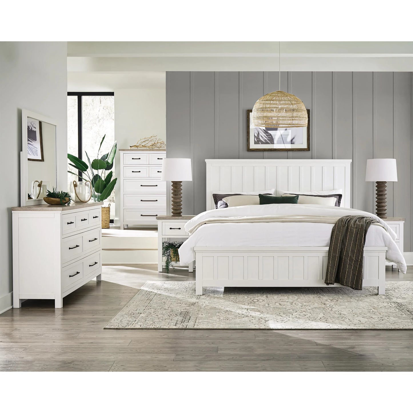 Cora 5/0 Panel Footboard Riverside Furniture Bedroom