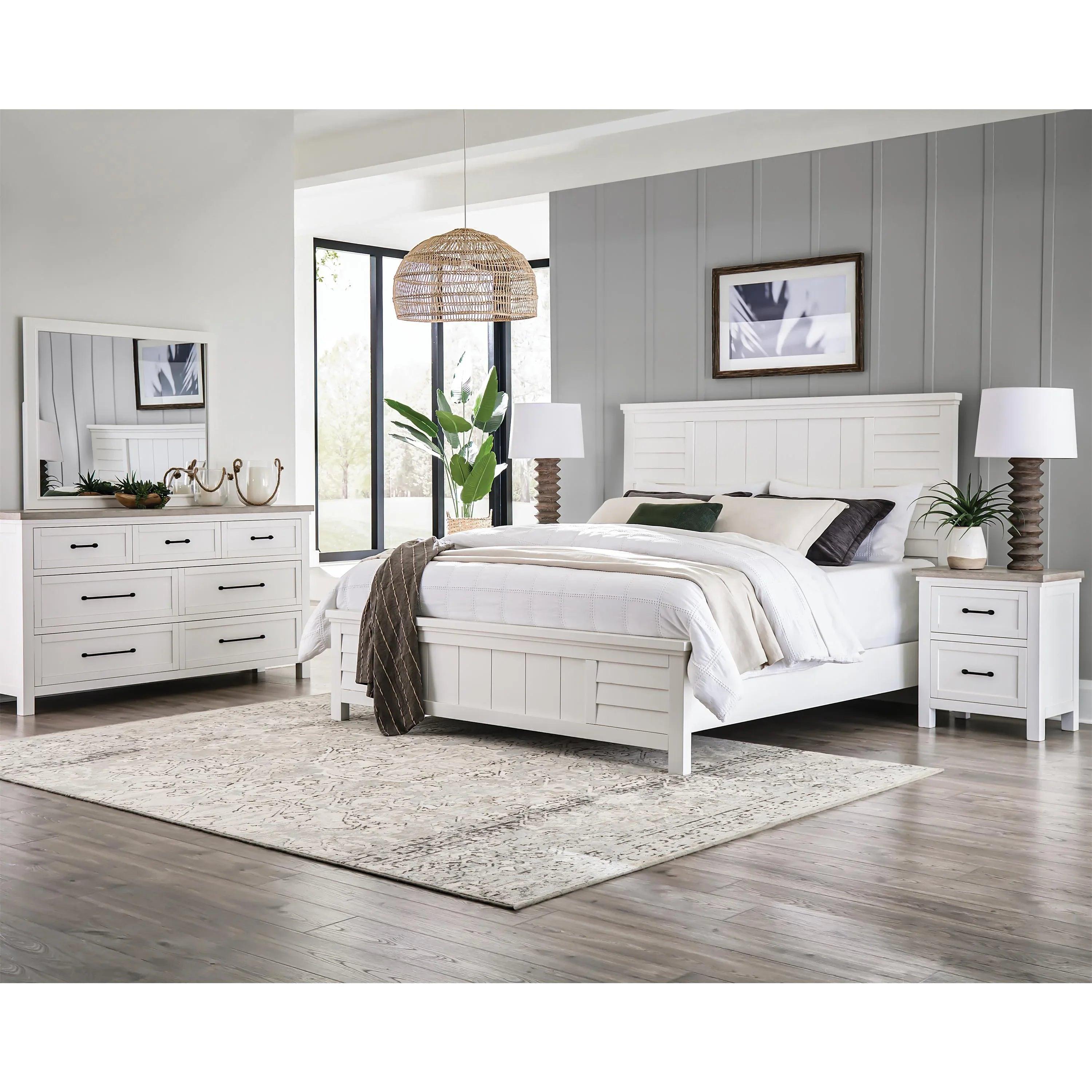 Riverside Cora 6/6 Louver Footboard Riverside Furniture Bedroom