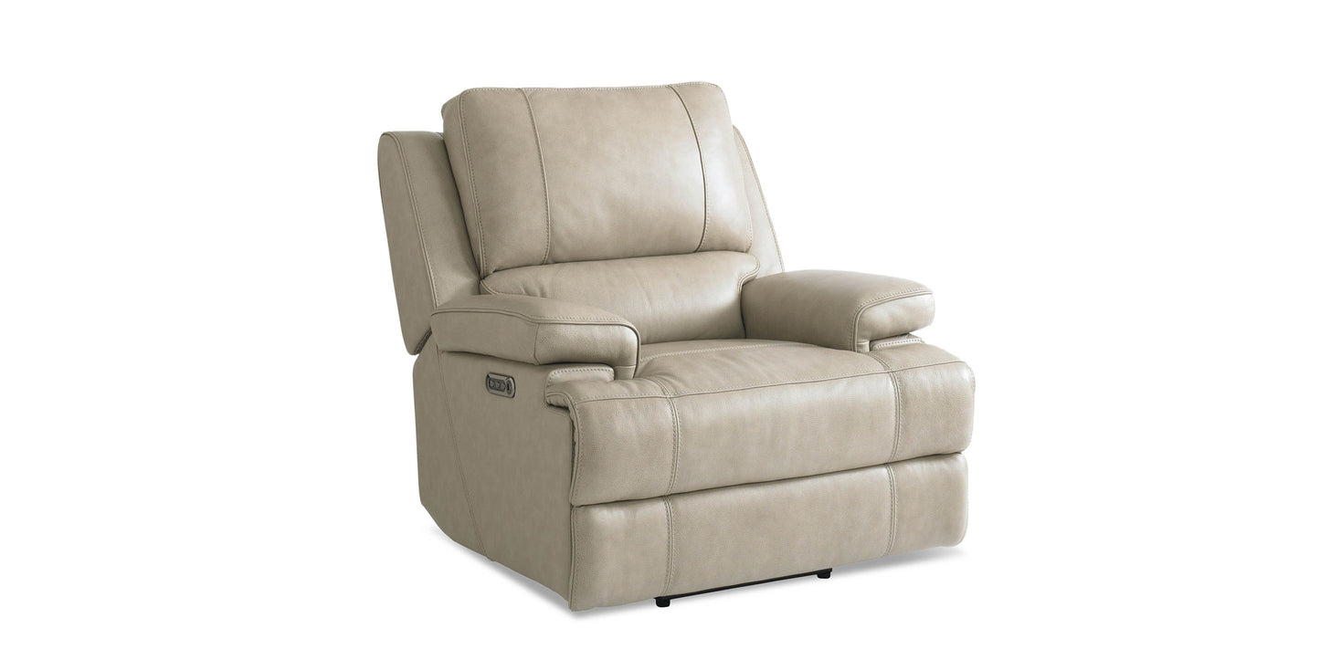 Parsons Leather Power Recliner Bassett