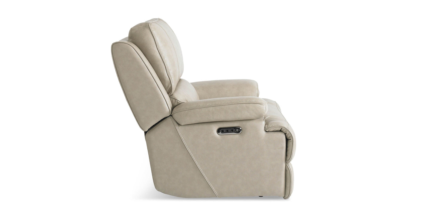 Parsons Leather Power Recliner Bassett