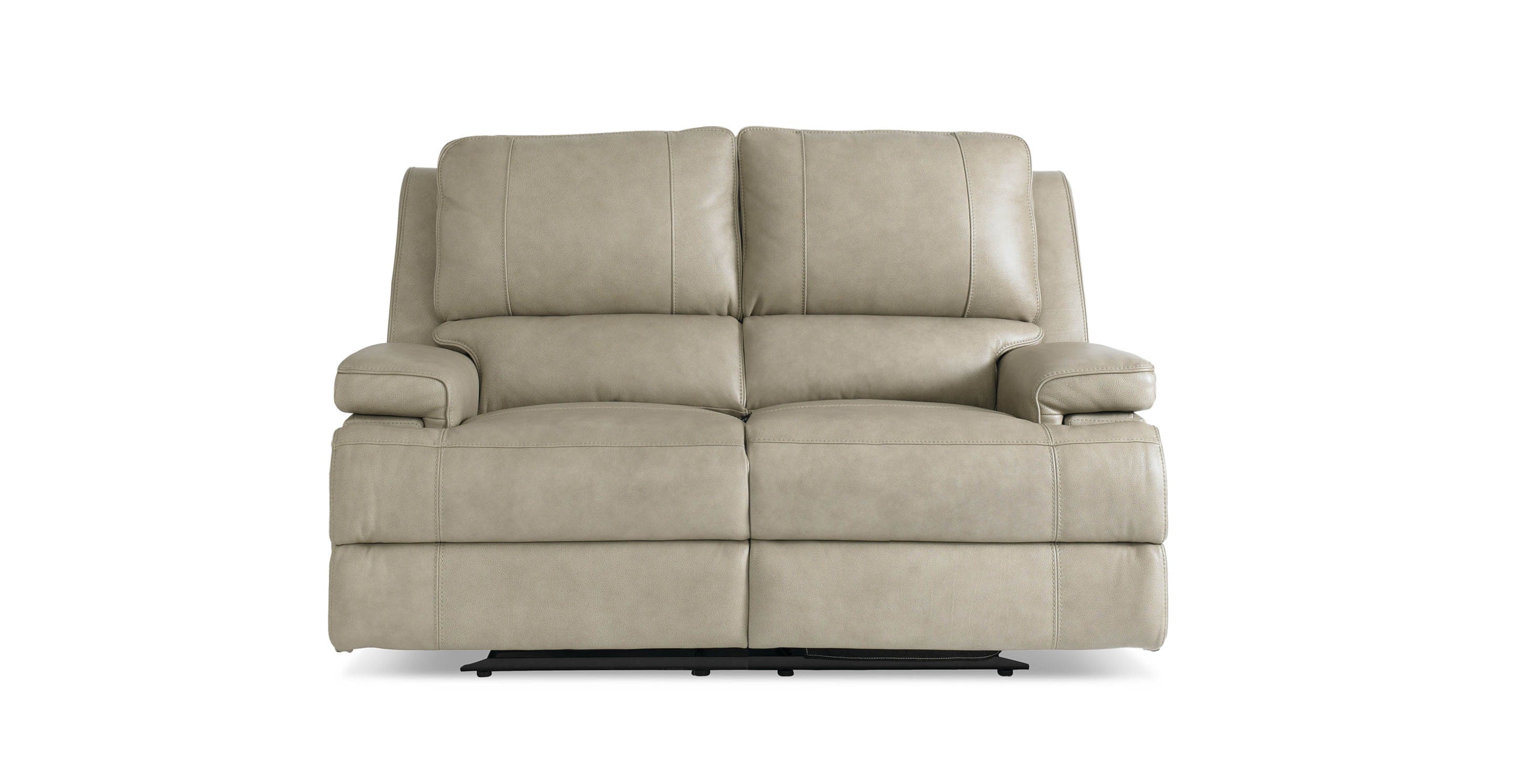 Parsons Leather Power Reclining Loveseat Bassett