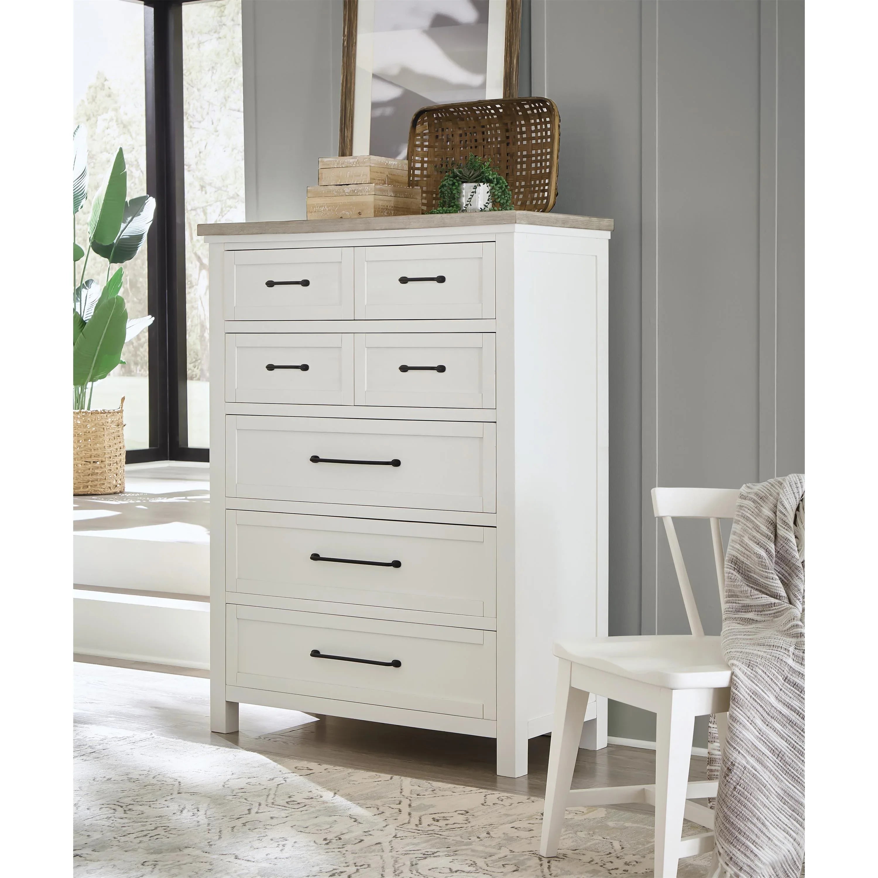 Cora 5-drawer Chest Riverside Furniture Bedroom