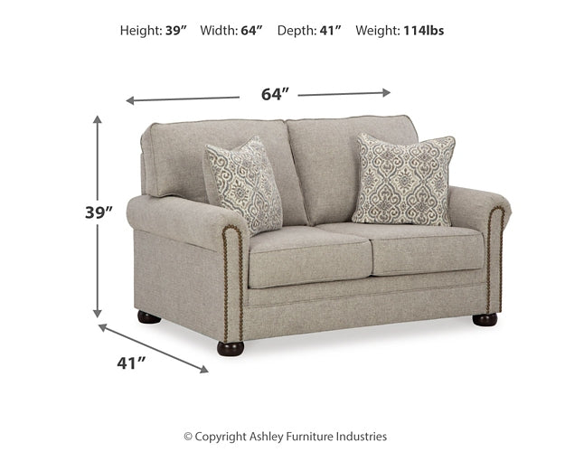 Gaelon Sofa, Loveseat, Chair and Ottoman