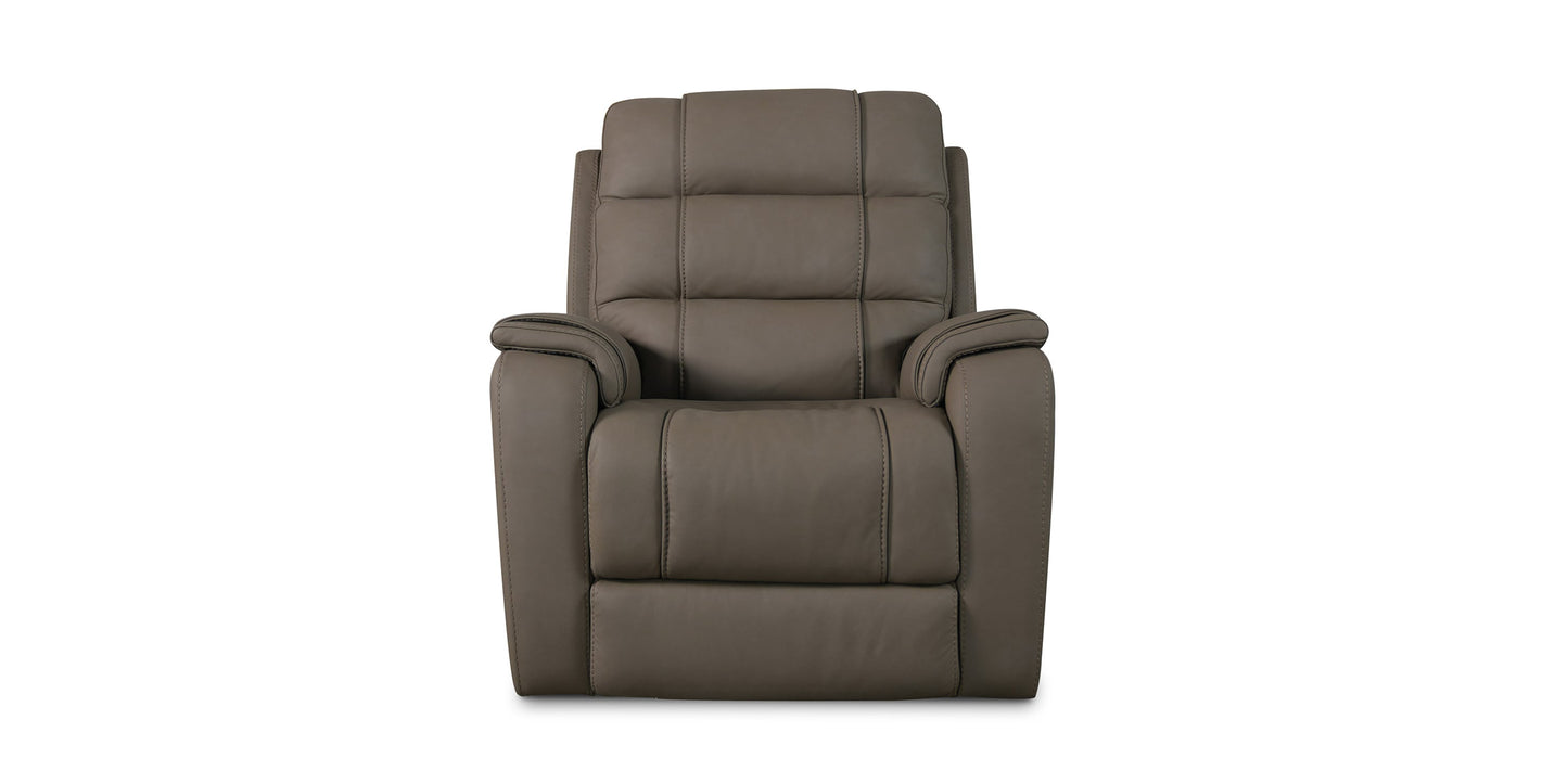 Wendell Leather Power Recliner Bassett