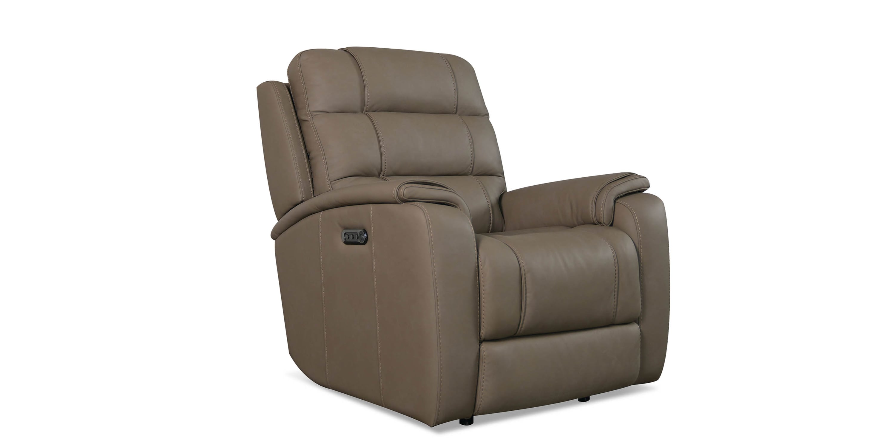 Wendell Leather Power Recliner Bassett
