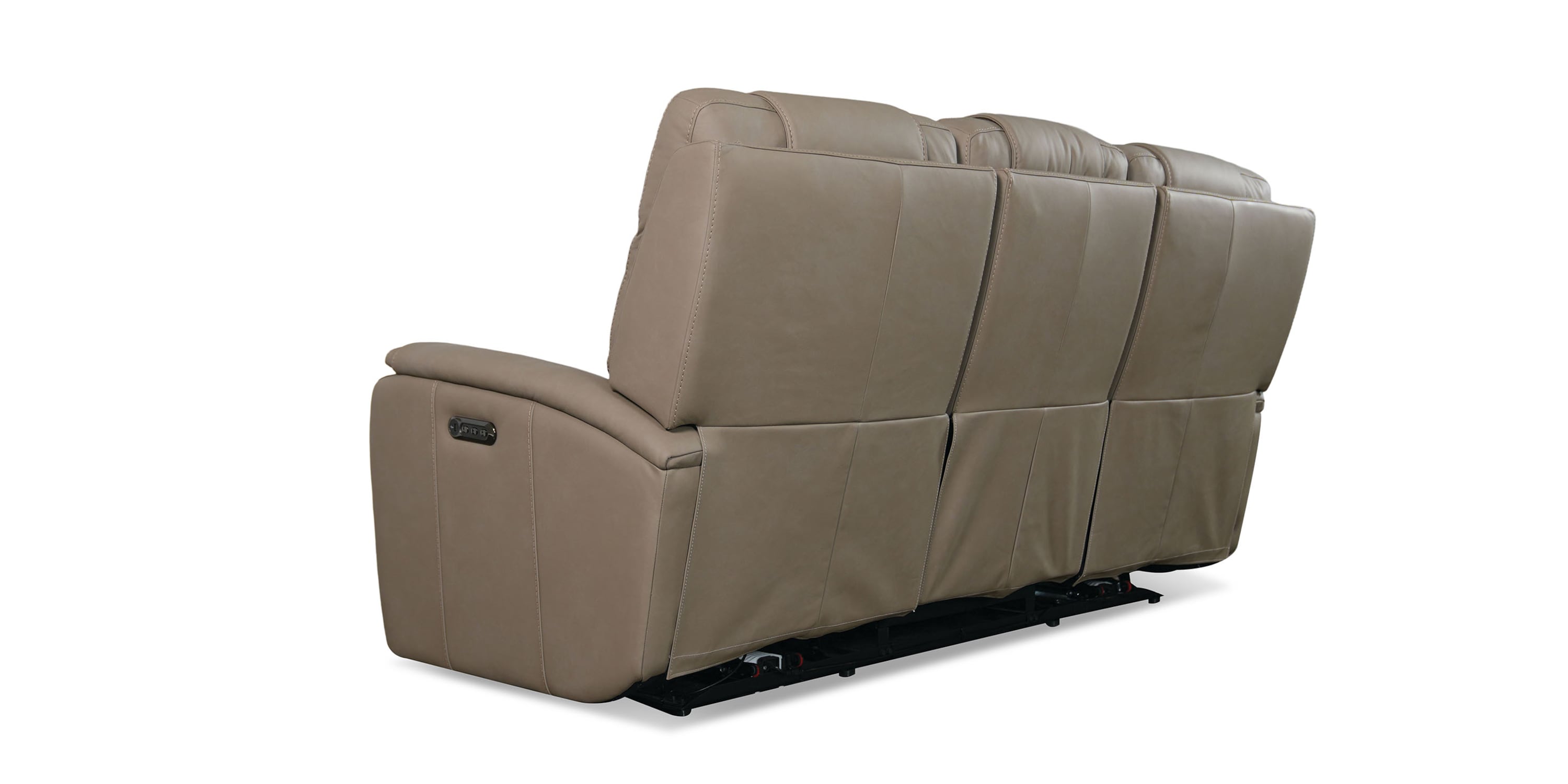 Wendell Leather Power Reclining Sofa Bassett