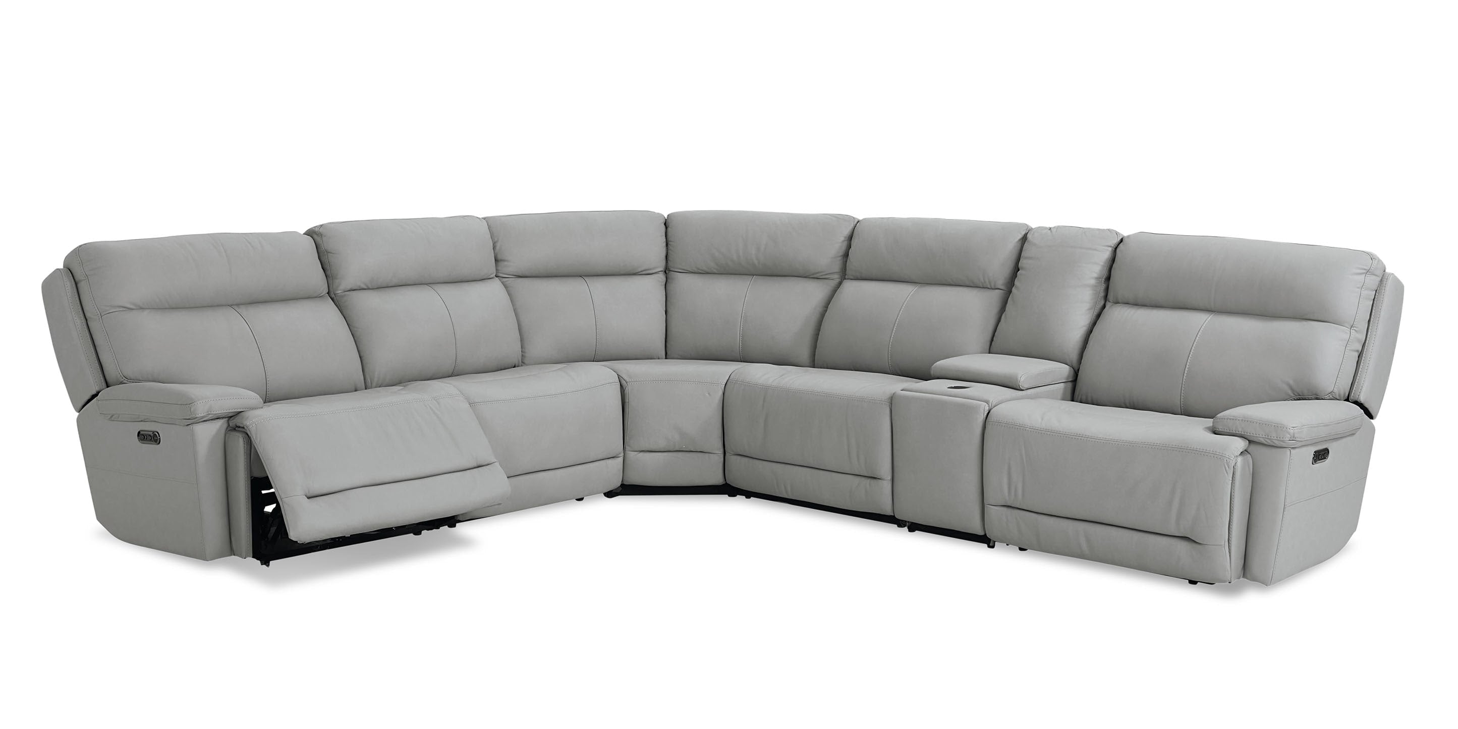 Bassett Fletcher Loveseat with Power — Compact Power Reclining, Your Fabric Bassett Reclining Sofa