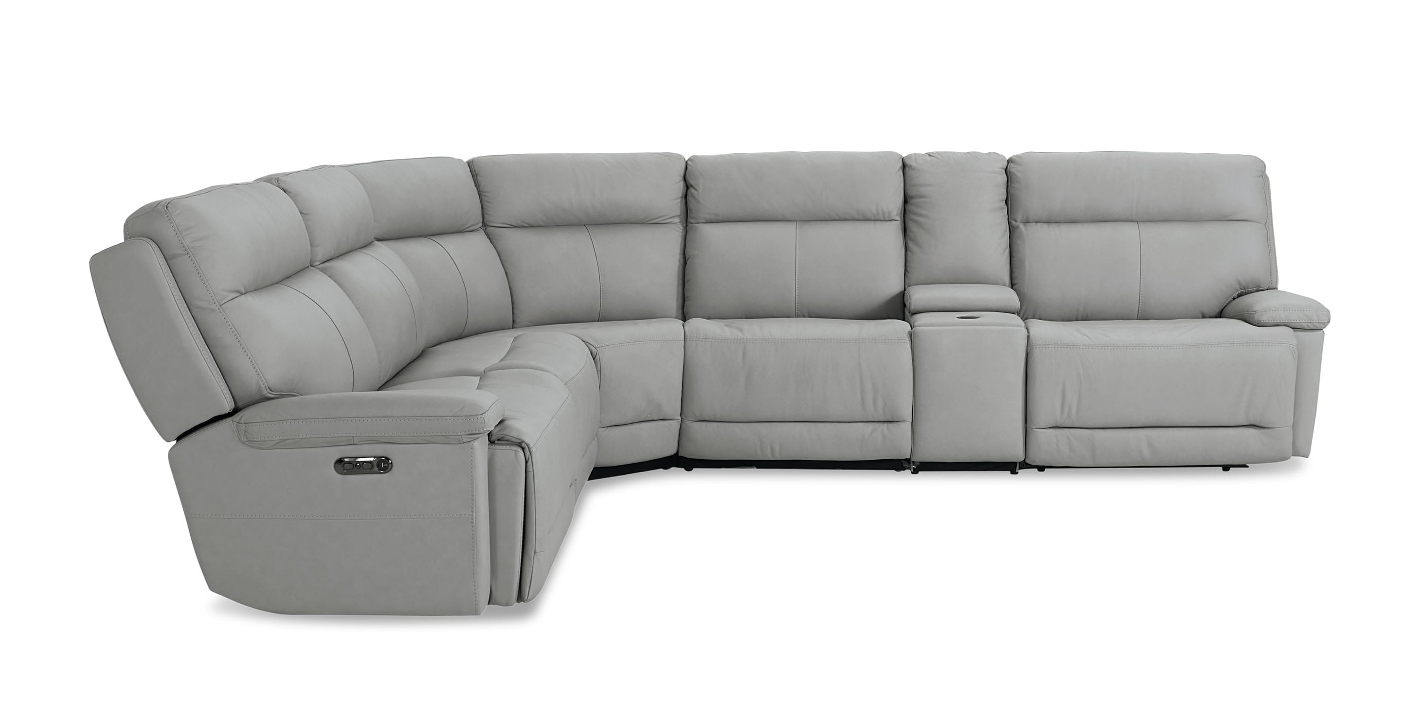 Bassett Fletcher Loveseat with Power — Compact Power Reclining, Your Fabric Bassett Reclining Sofa
