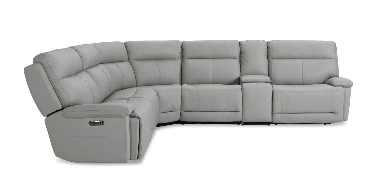 Bassett Fletcher Loveseat with Power — Compact Power Reclining, Your Fabric Bassett Reclining Sofa
