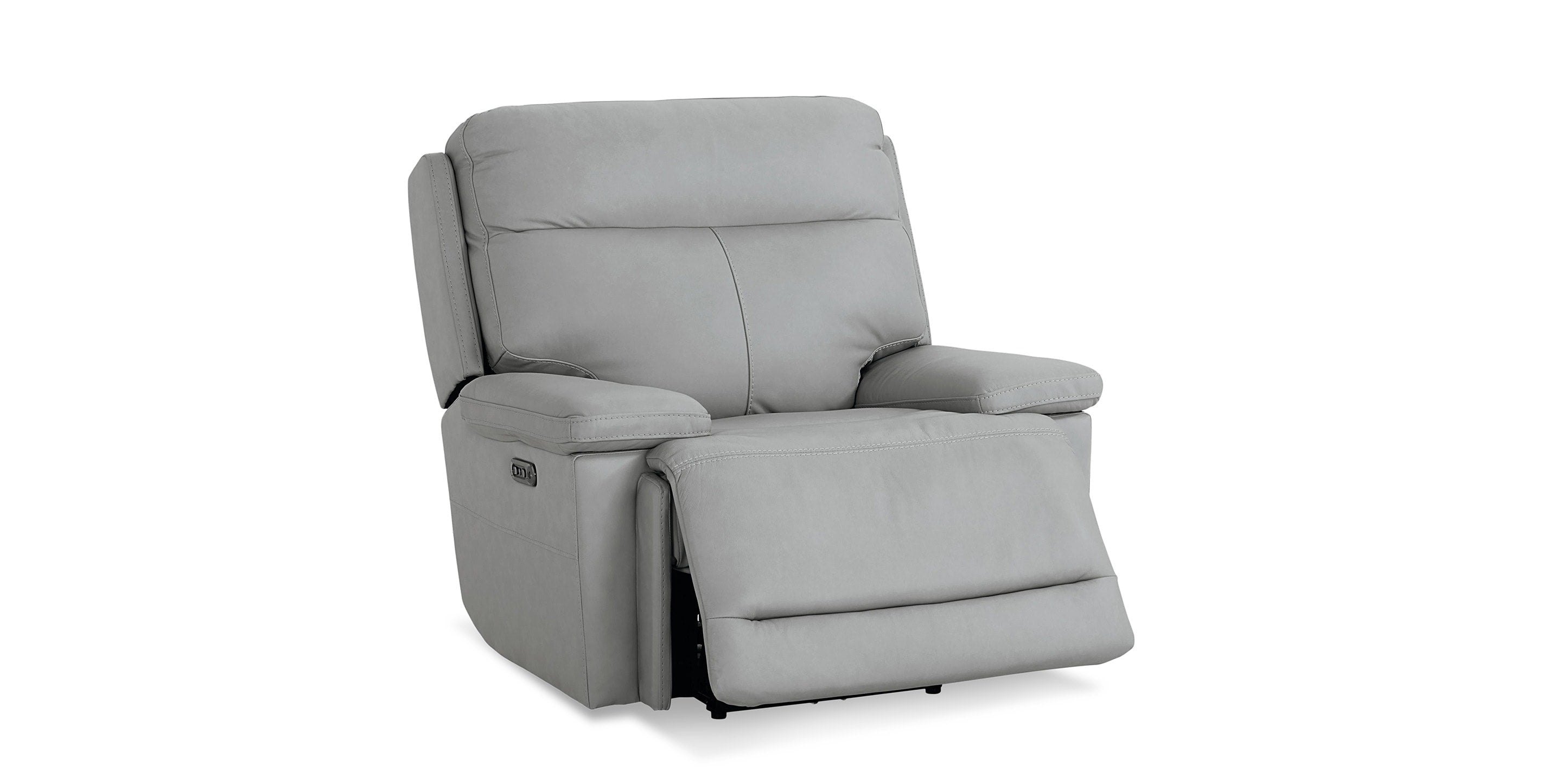 Bassett Fletcher Wallsaver Recliner with Power — Reclines Close to the Wall