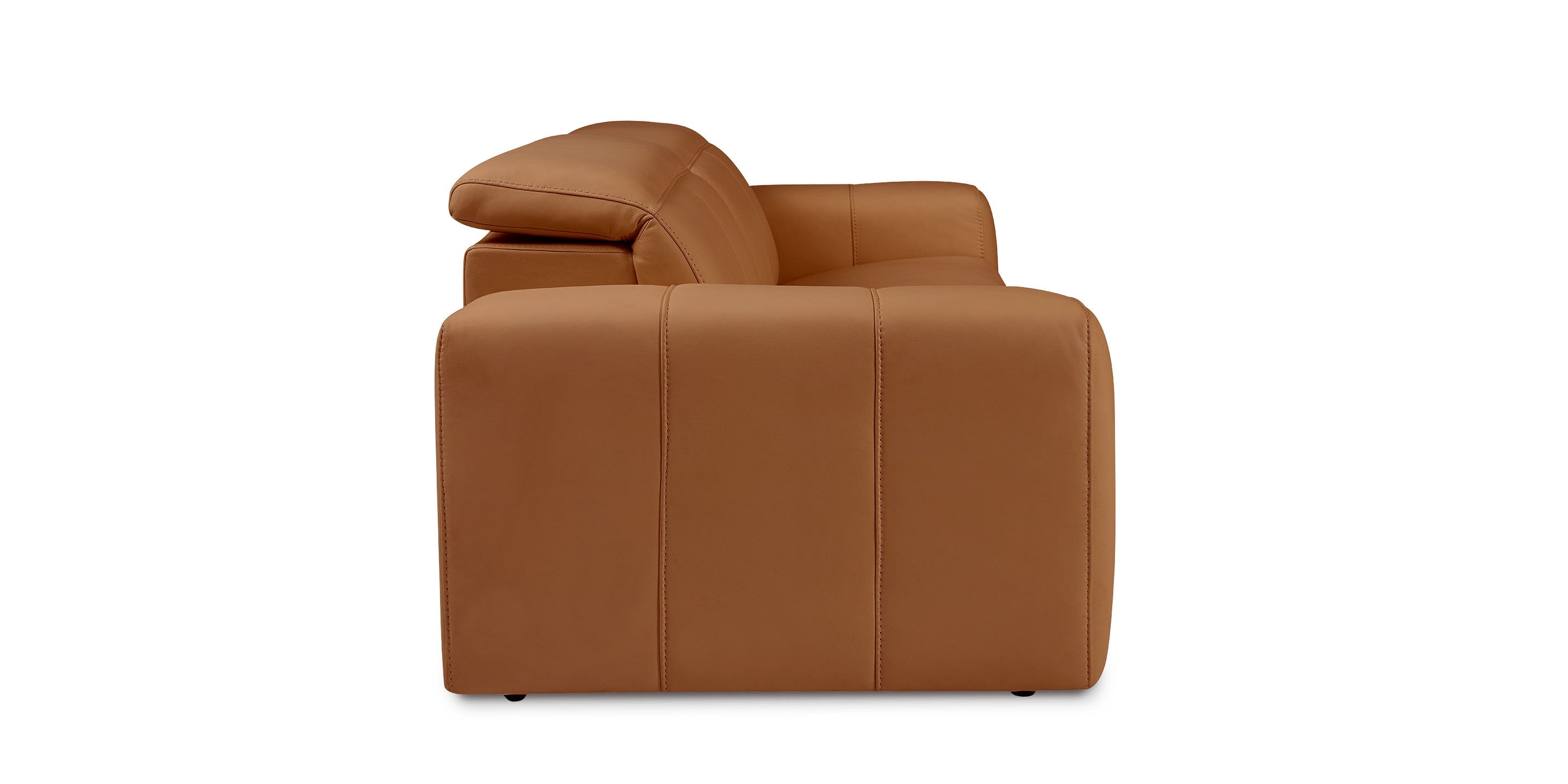 Bassett Airy Loveseat — Power Reclining, Top-Grain Leather Bassett Reclining Sofa