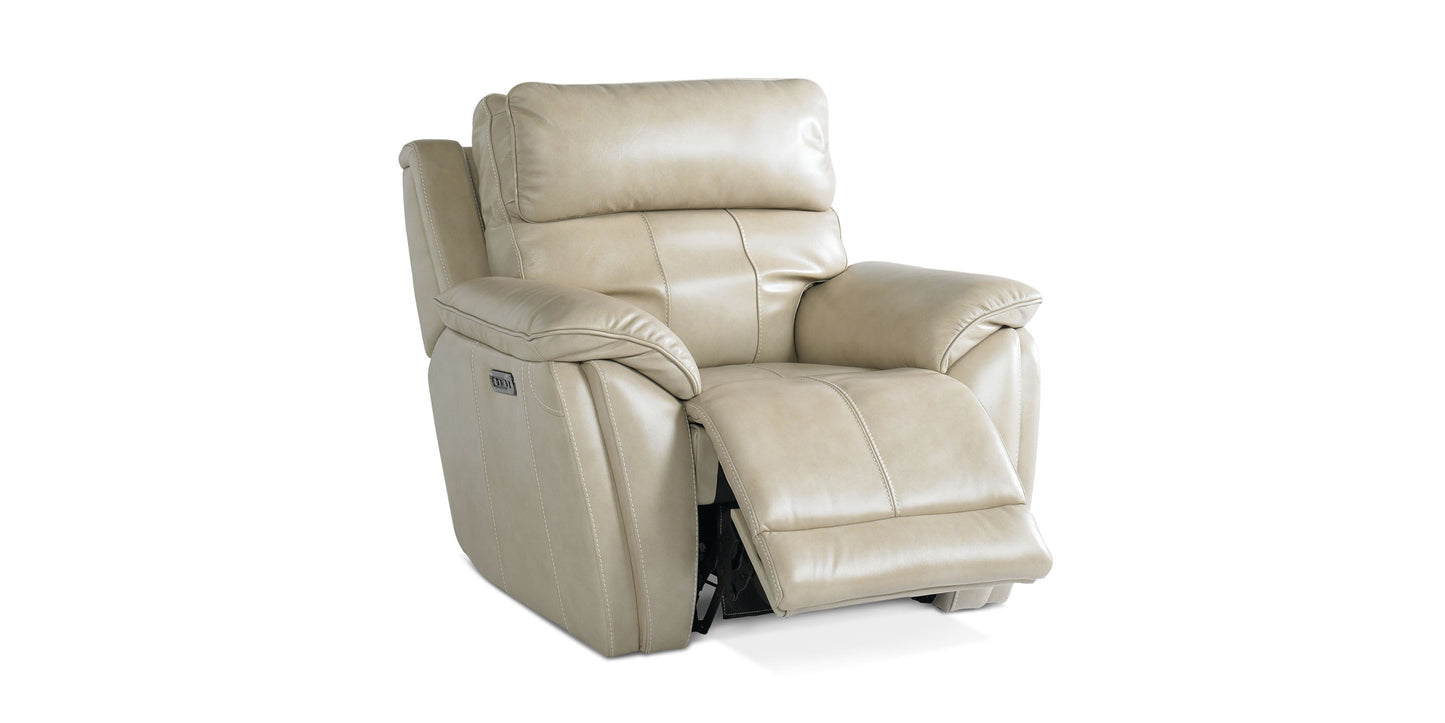 Levitate Leather Power Recliner Bassett