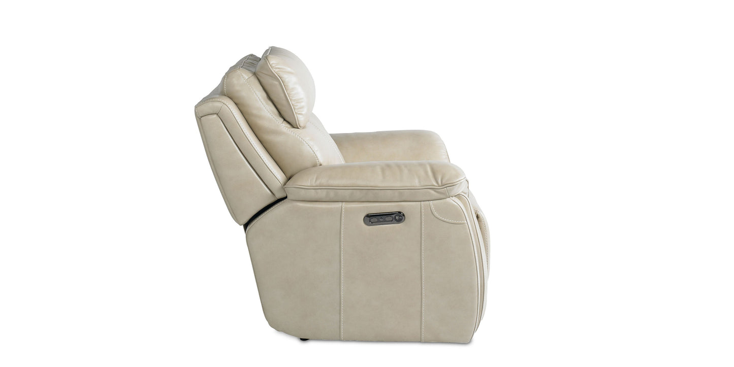 Levitate Leather Power Recliner Bassett