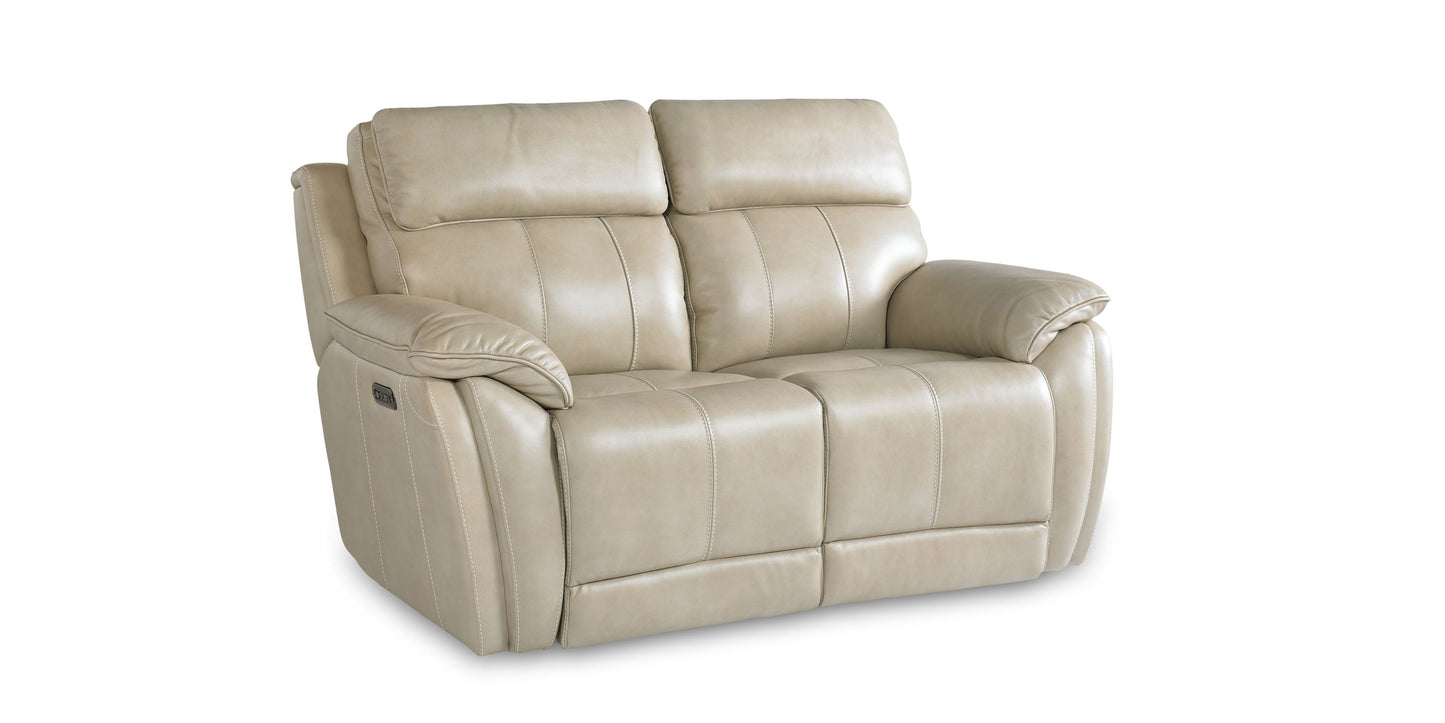 Levitate Leather Power Reclining Loveseat Bassett