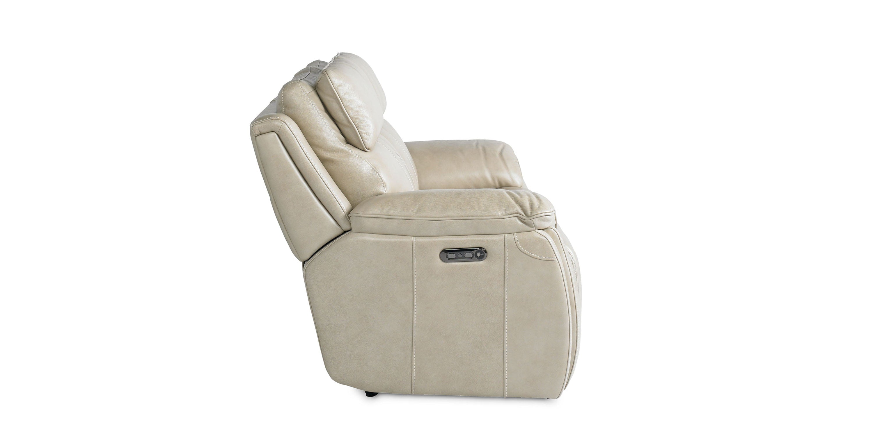 Levitate Leather Power Reclining Loveseat Bassett