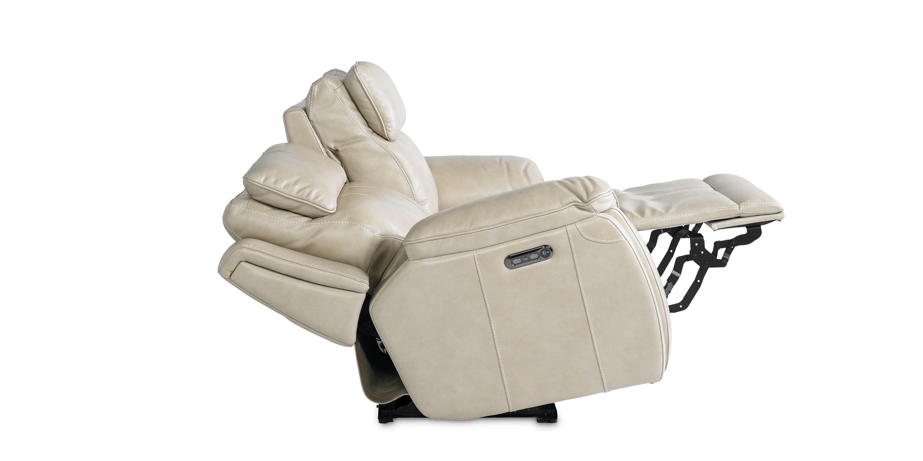 Levitate Leather Power Reclining Loveseat Bassett