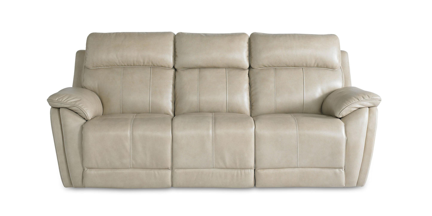 Levitate Leather Power Reclining Sofa Bassett