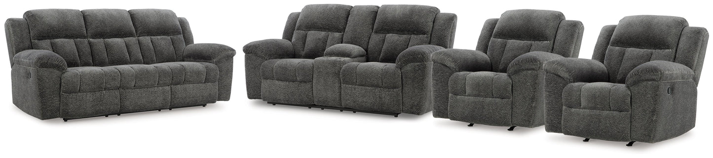 Frohn Reclining Sofa and Loveseat and 2 Recliners