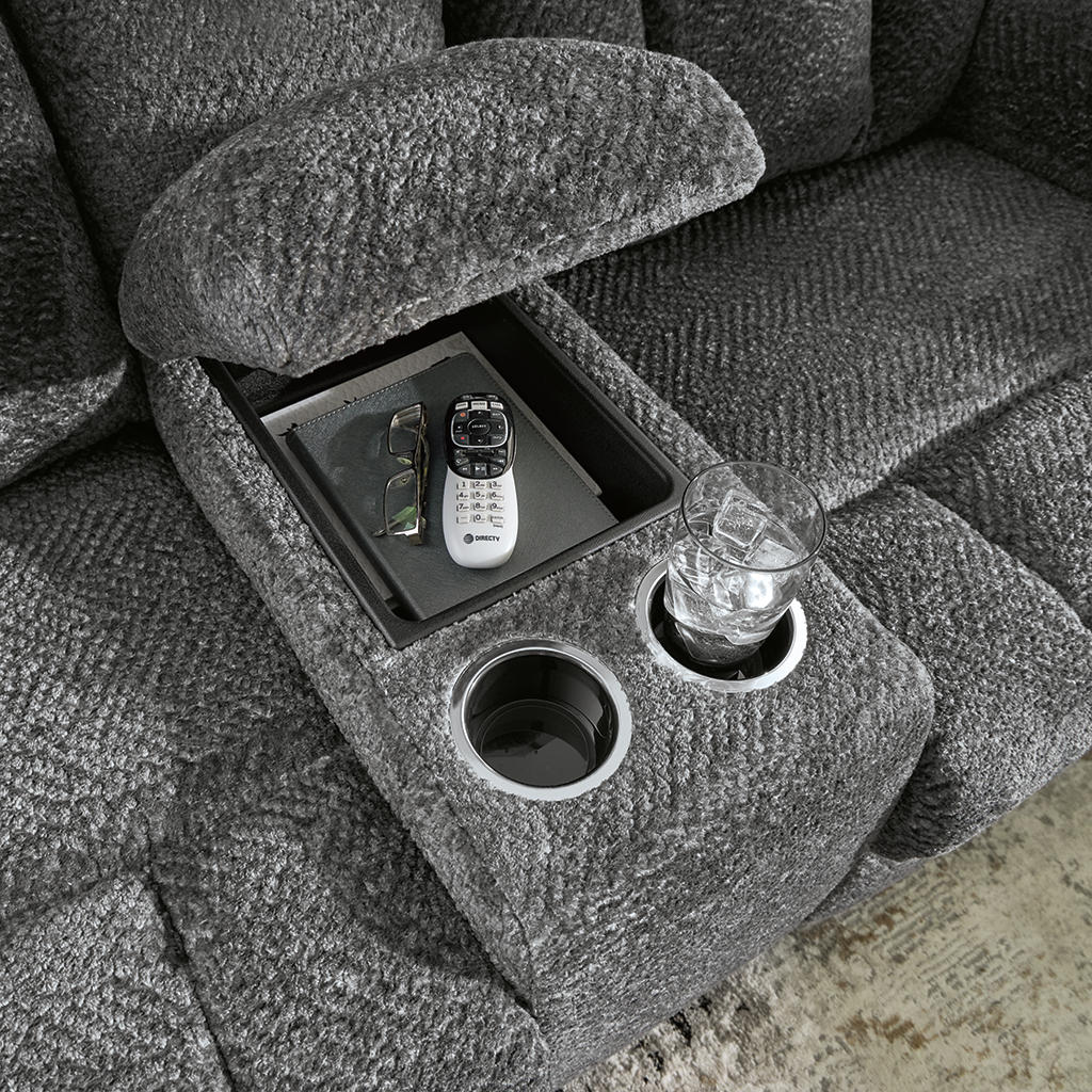 Frohn Reclining Loveseat with Console Signature Design by Ashley® Living Room