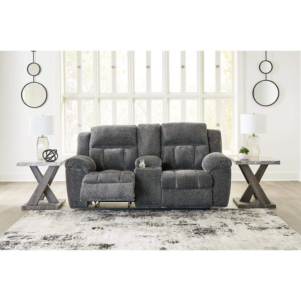 Frohn Reclining Loveseat with Console Signature Design by Ashley® Living Room