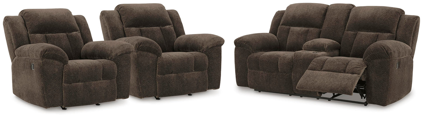 Frohn Reclining Loveseat and 2 Recliners — 3-Piece Set Signature Design by Ashley® Living Room