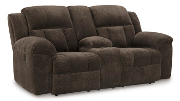 Frohn Reclining Loveseat with Console Signature Design by Ashley® Living Room
