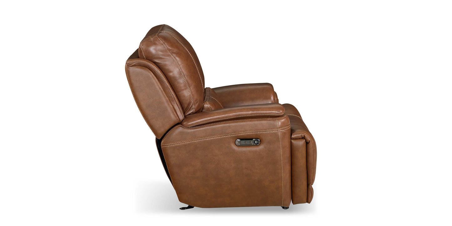 Burlington Leather Power Recliner