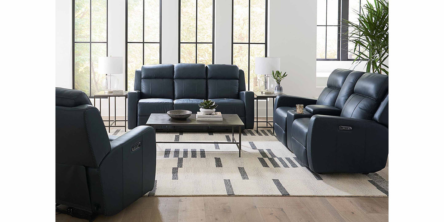 Norwood Leather Power Glider Recliner Bassett