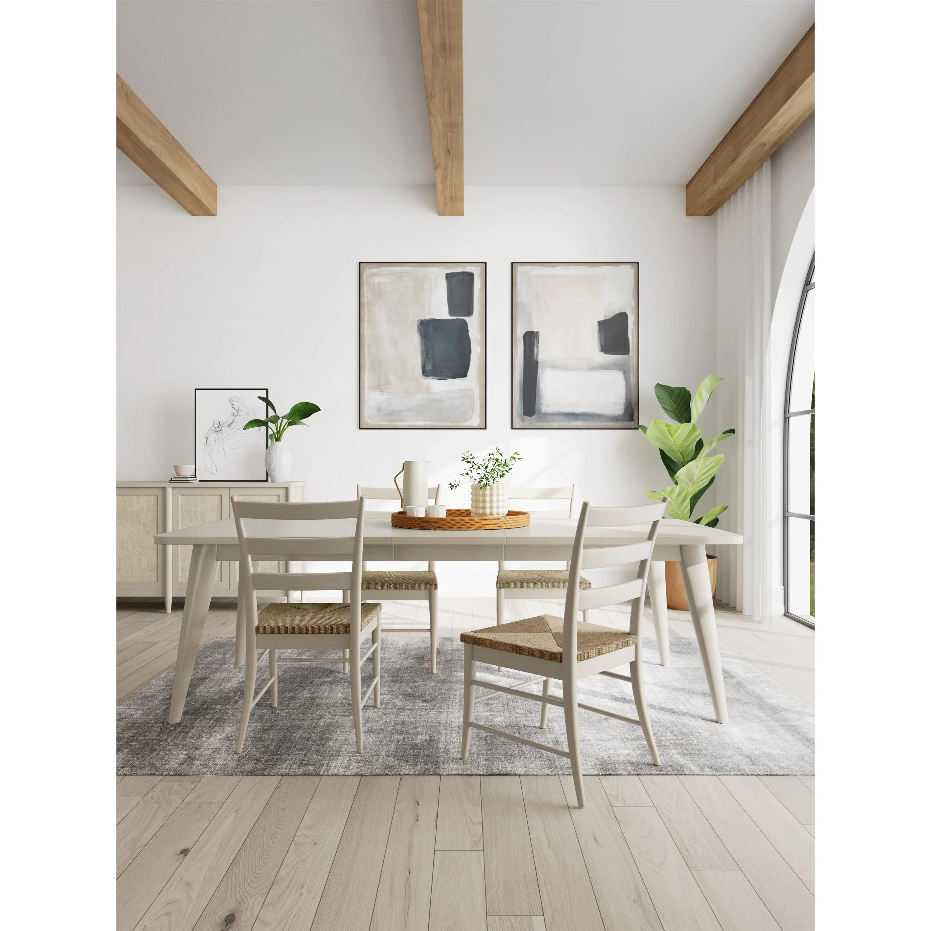Laguna Rush Seat Side Chair 2in Riverside Furniture Dining