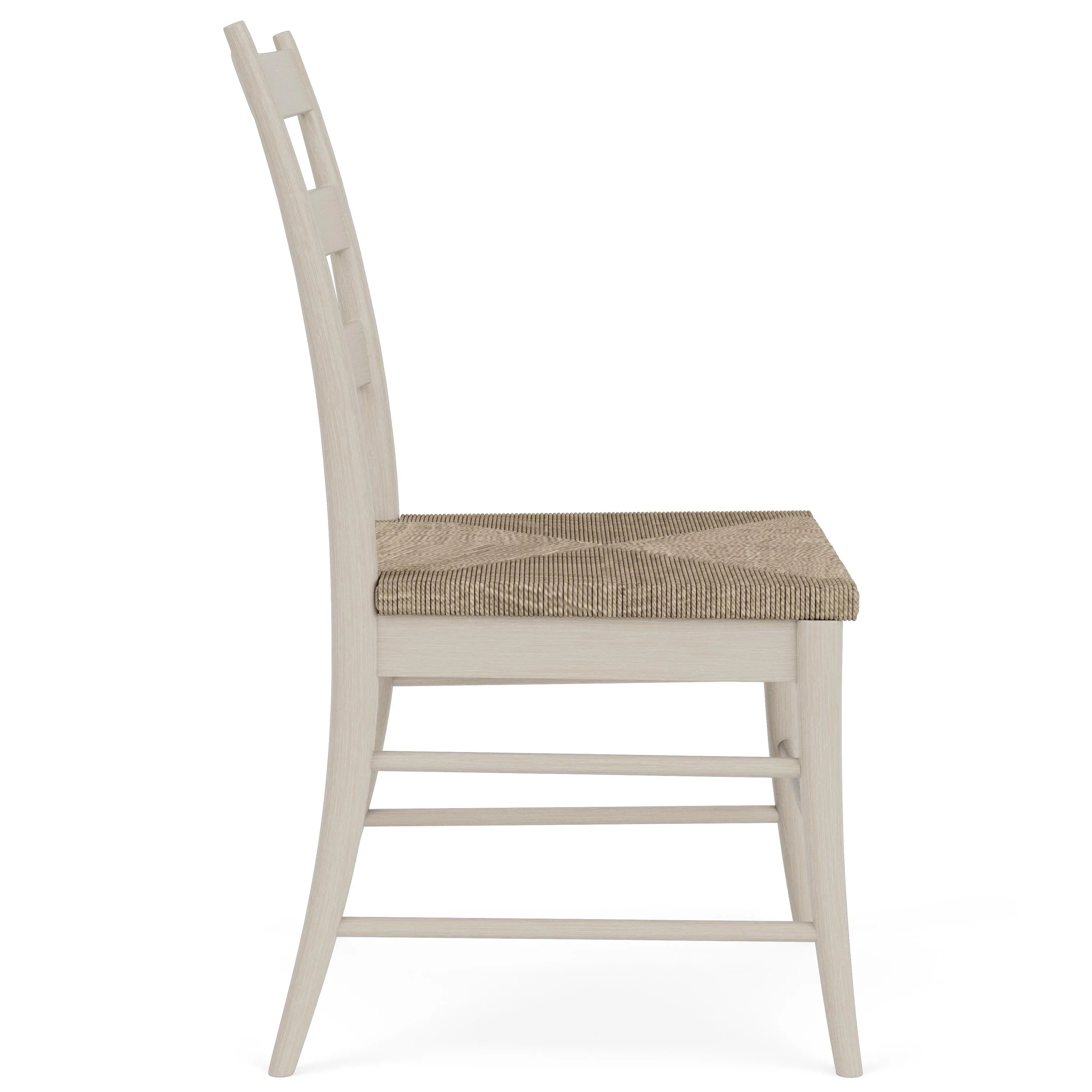 Laguna Rush Seat Side Chair 2in Riverside Furniture Dining