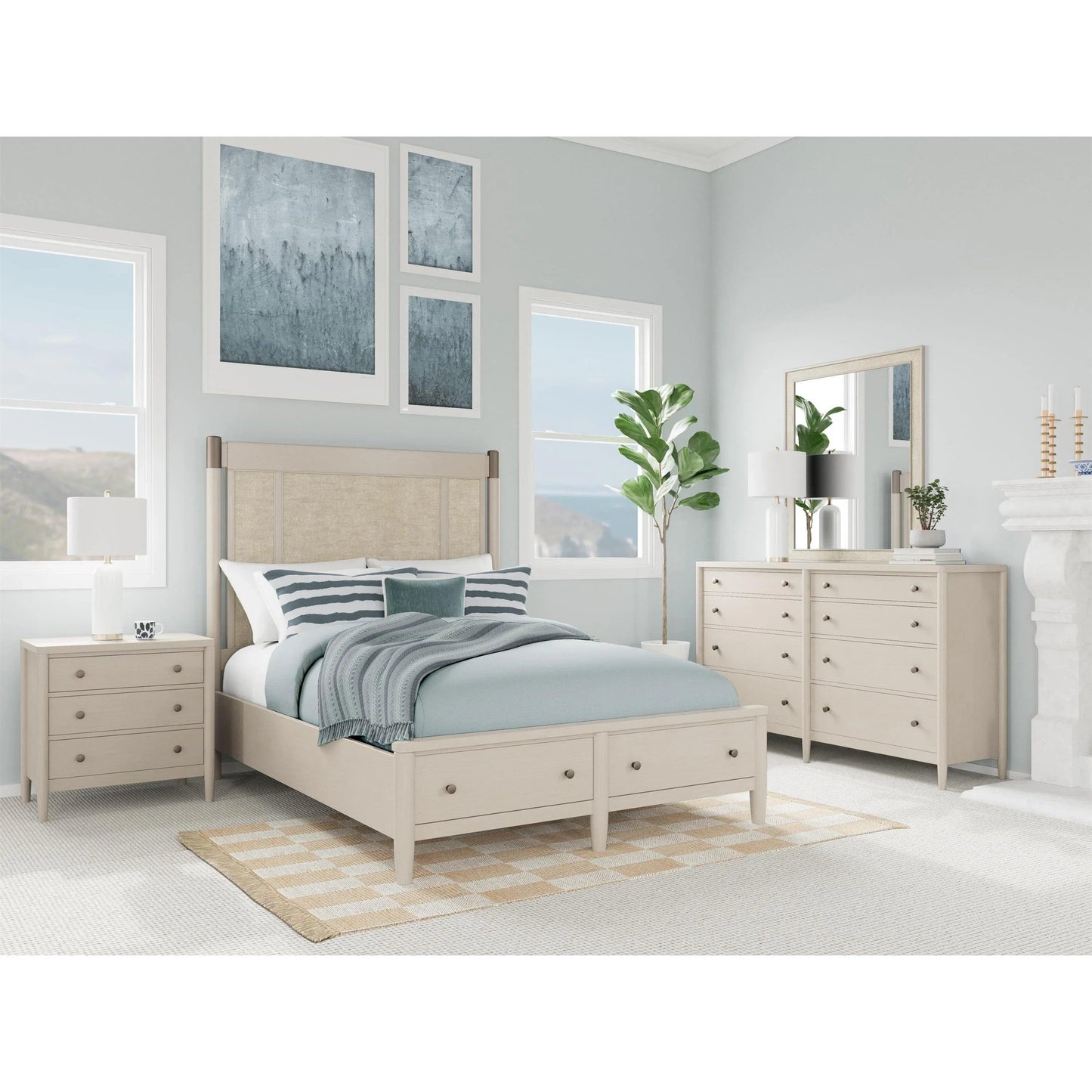Riverside Laguna 5/0 Woven Headboard Riverside Furniture Bedroom