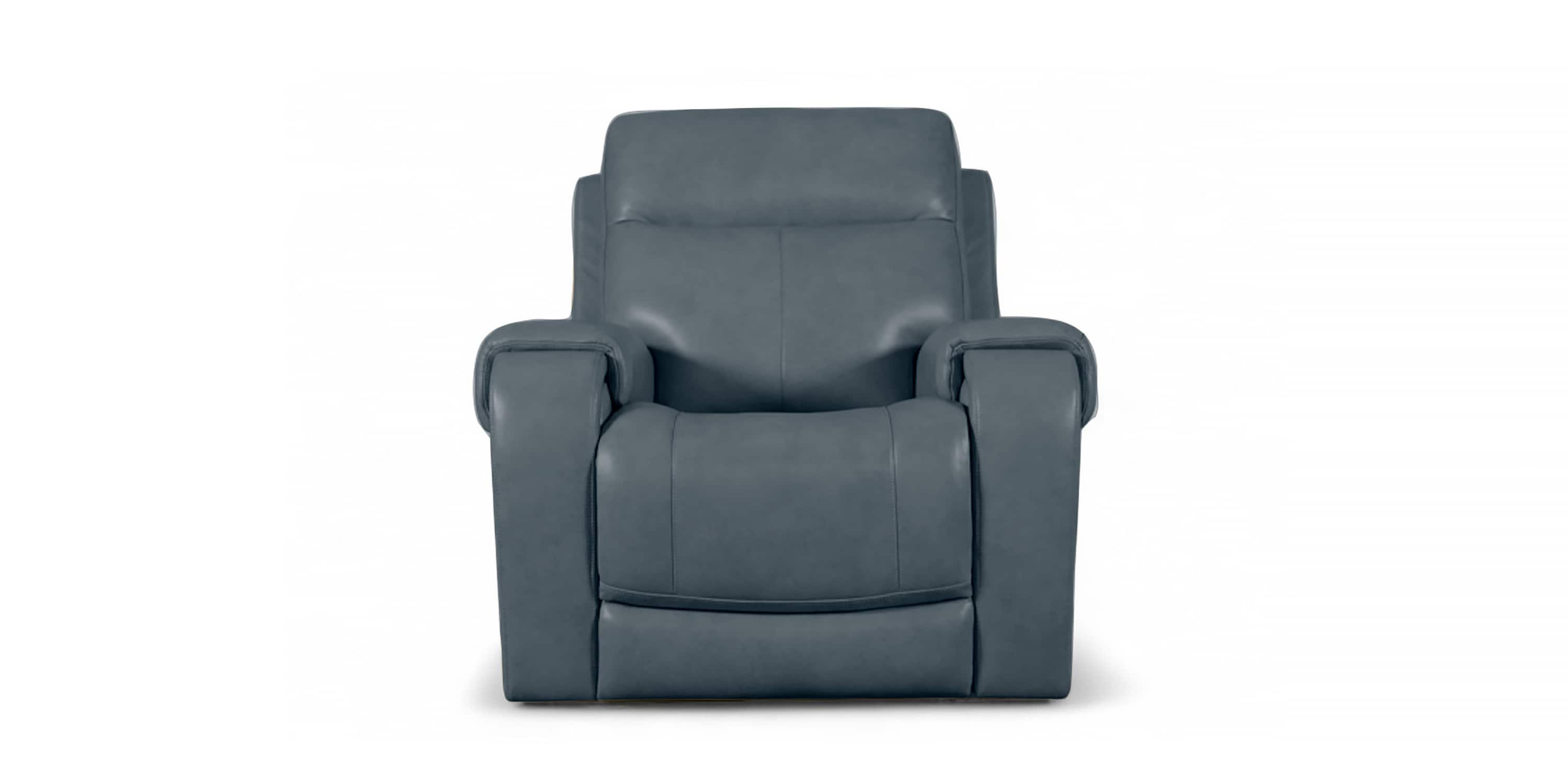 Avery Leather Power Recliner Bassett