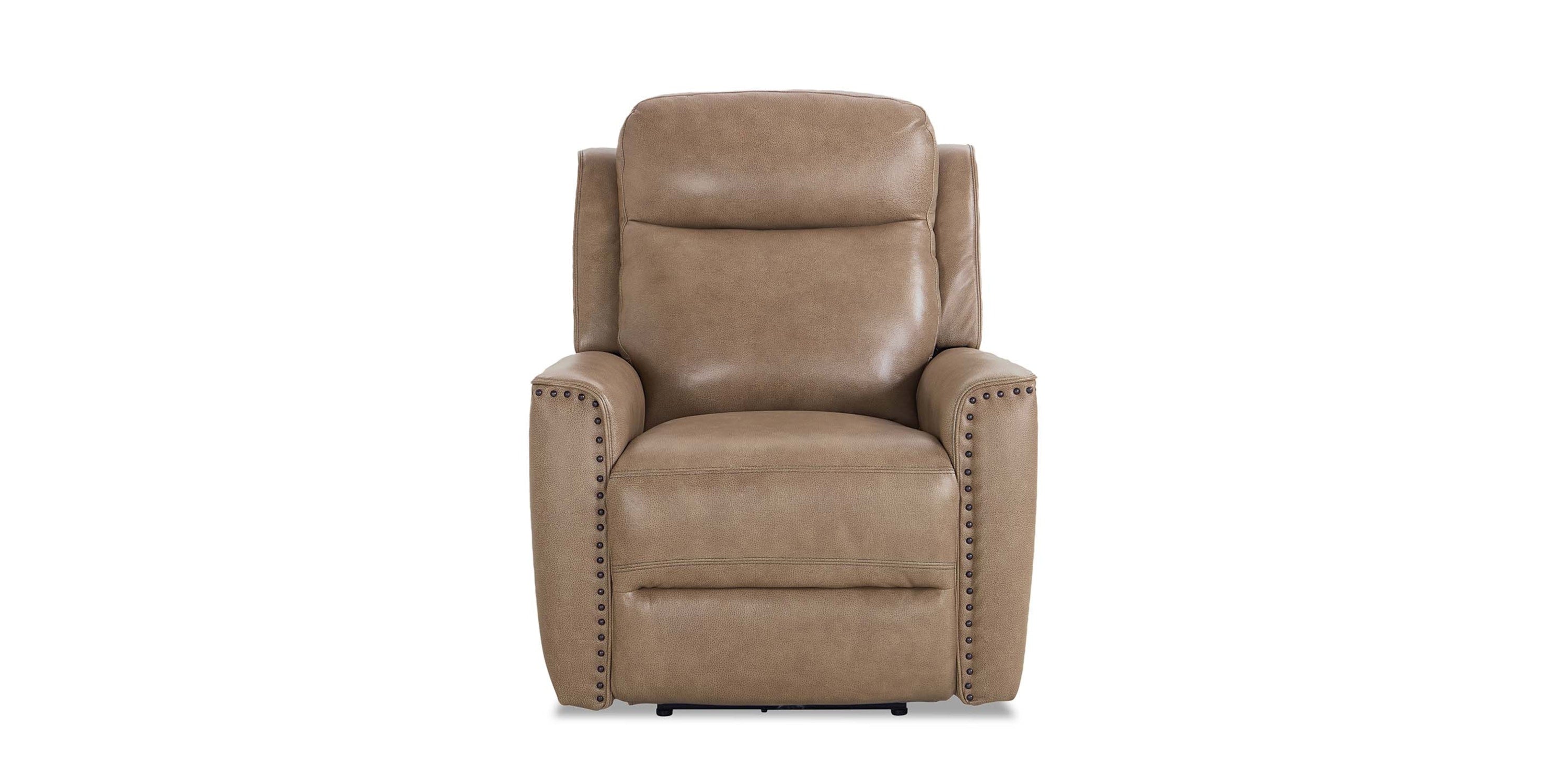 Douglas Leather Power Recliner Bassett