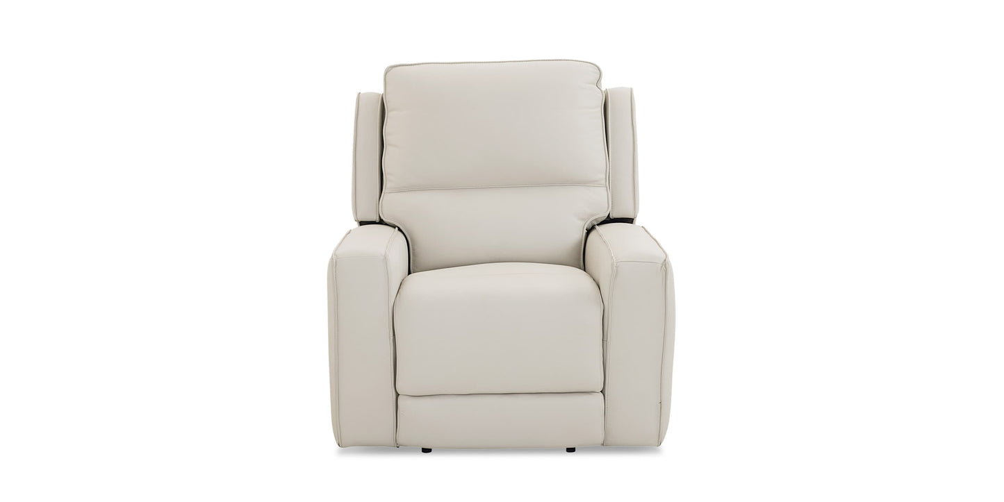 Raymond Leather Power Recliner Bassett