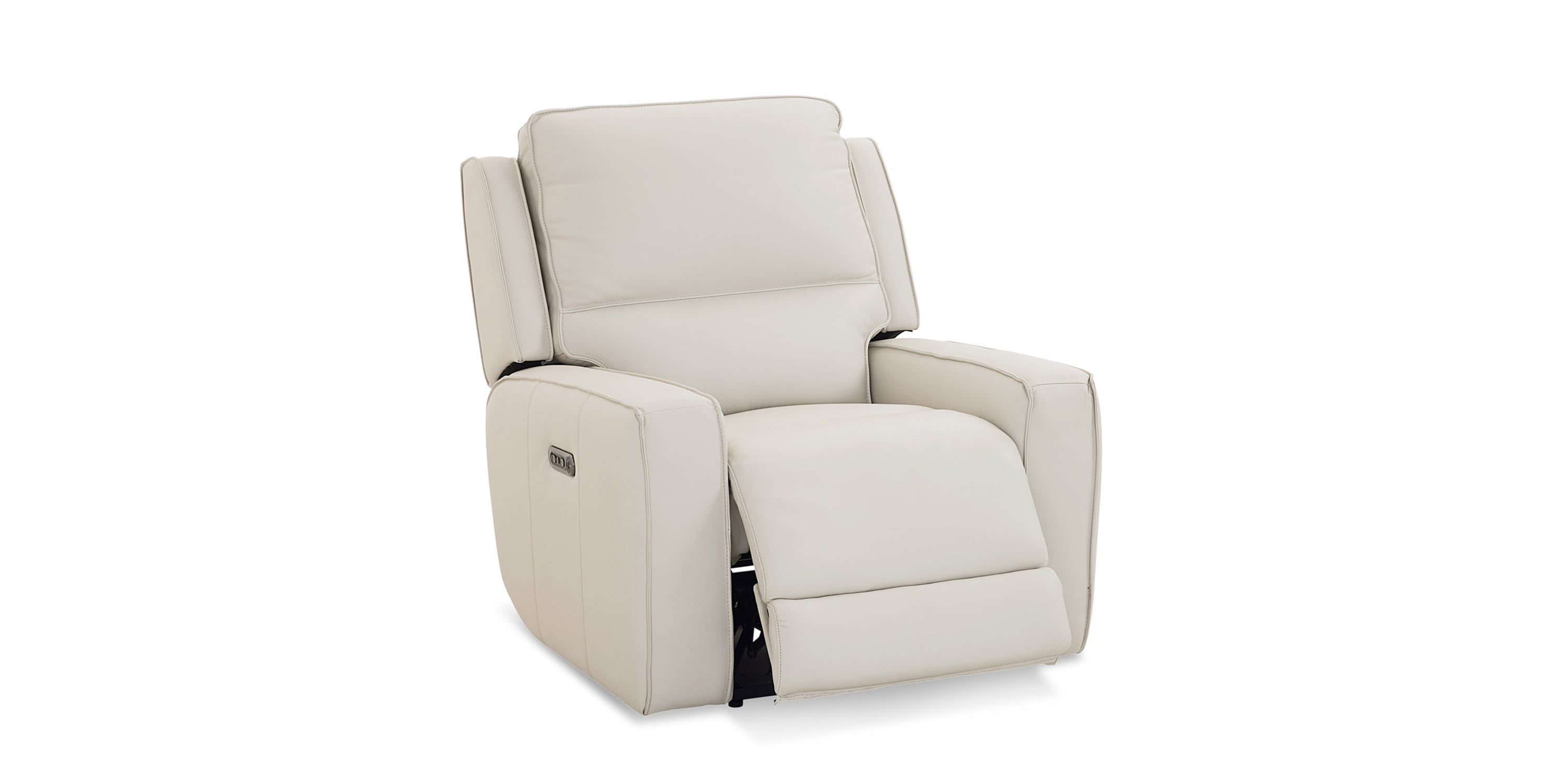 Raymond Leather Power Recliner Bassett