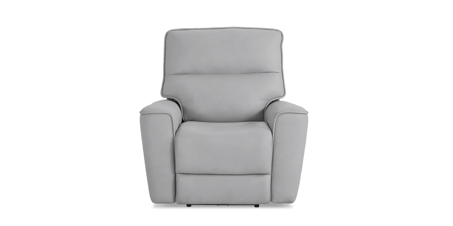 Kenneth Leather Power Recliner Bassett