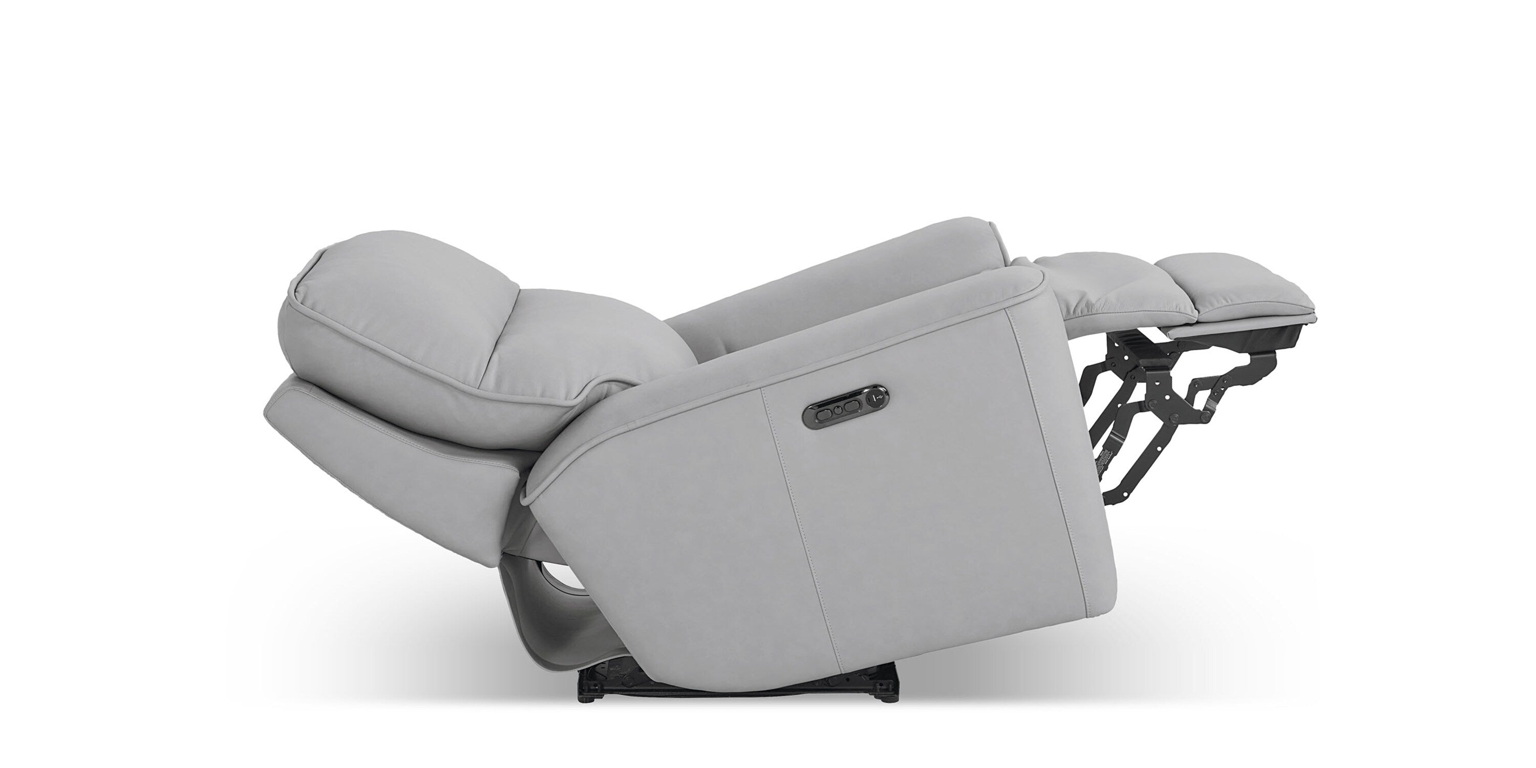 Kenneth Leather Power Recliner Bassett