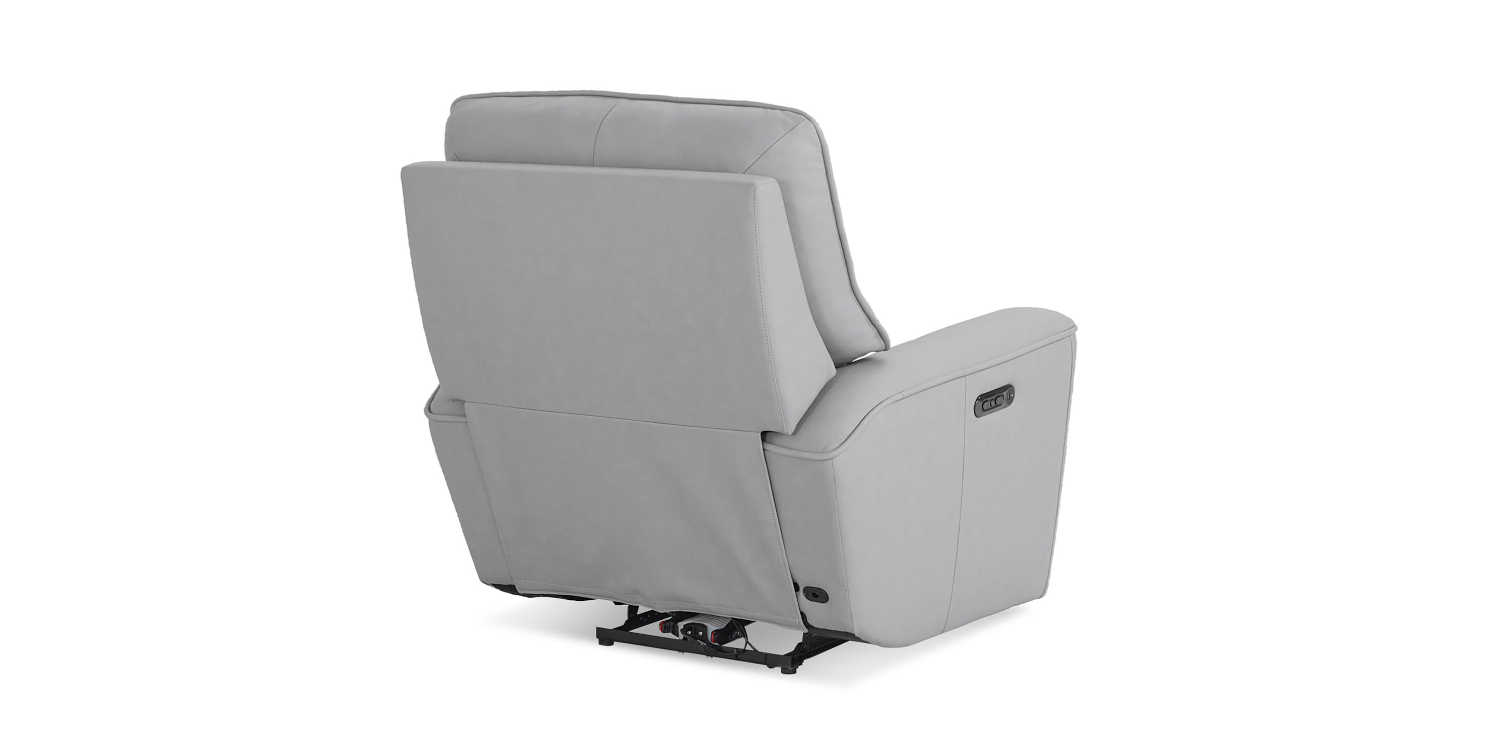 Kenneth Leather Power Recliner Bassett