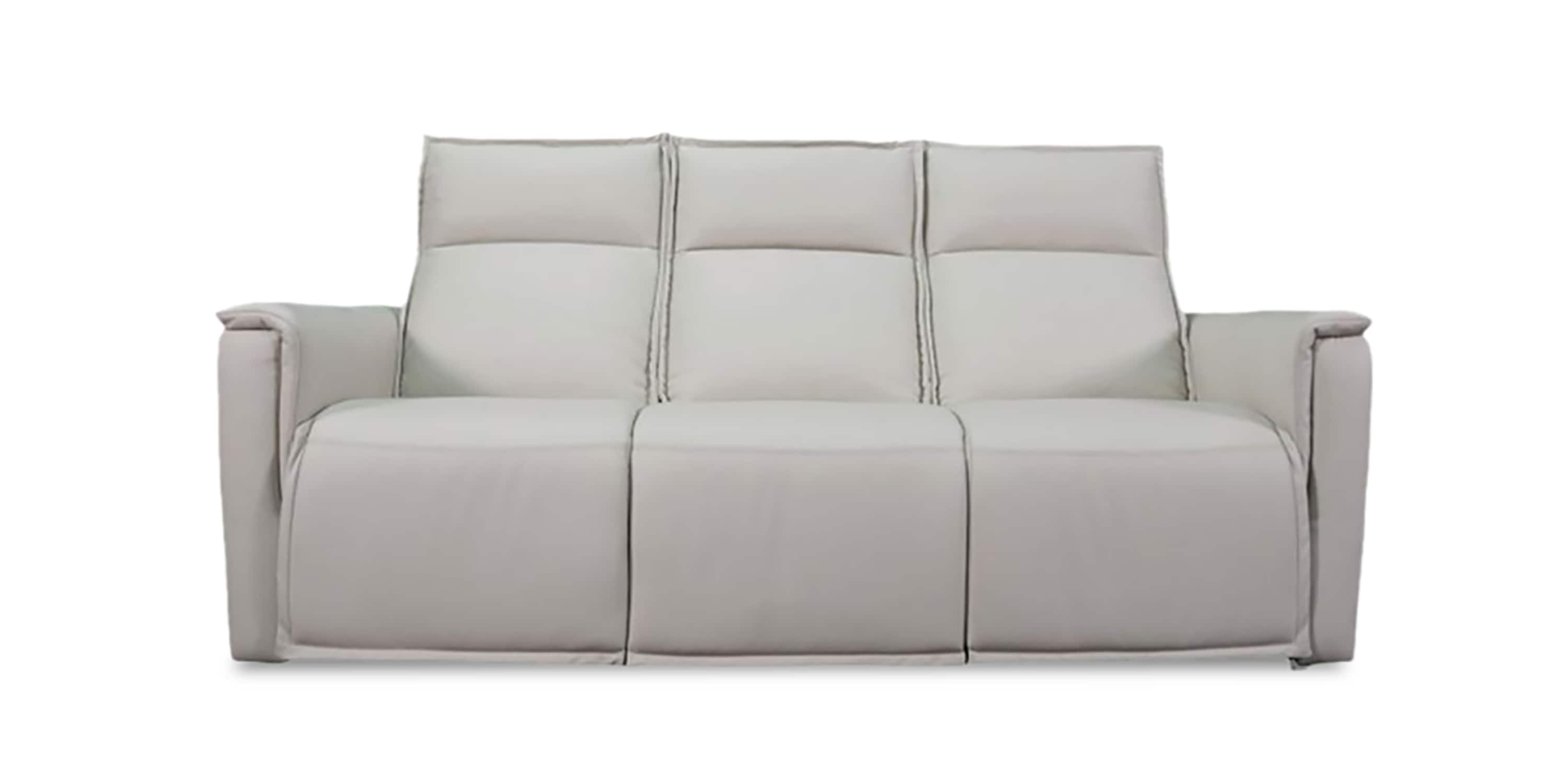 Chauncey Leather Power Reclining Sofa Bassett