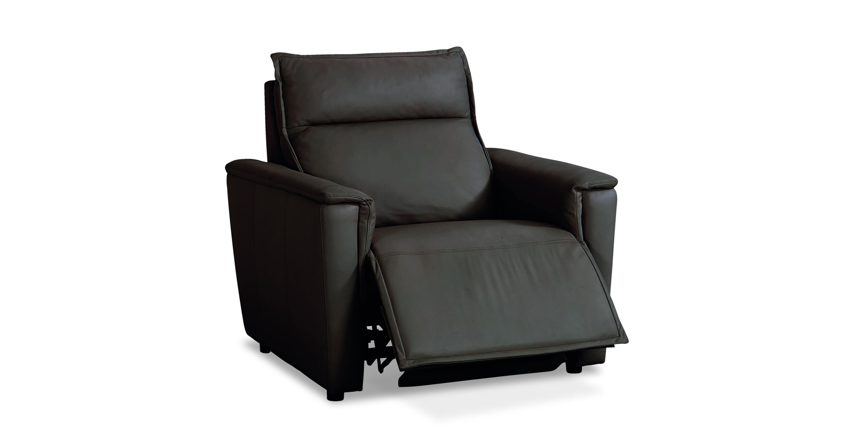 Chauncey Leather Power Recliner Bassett